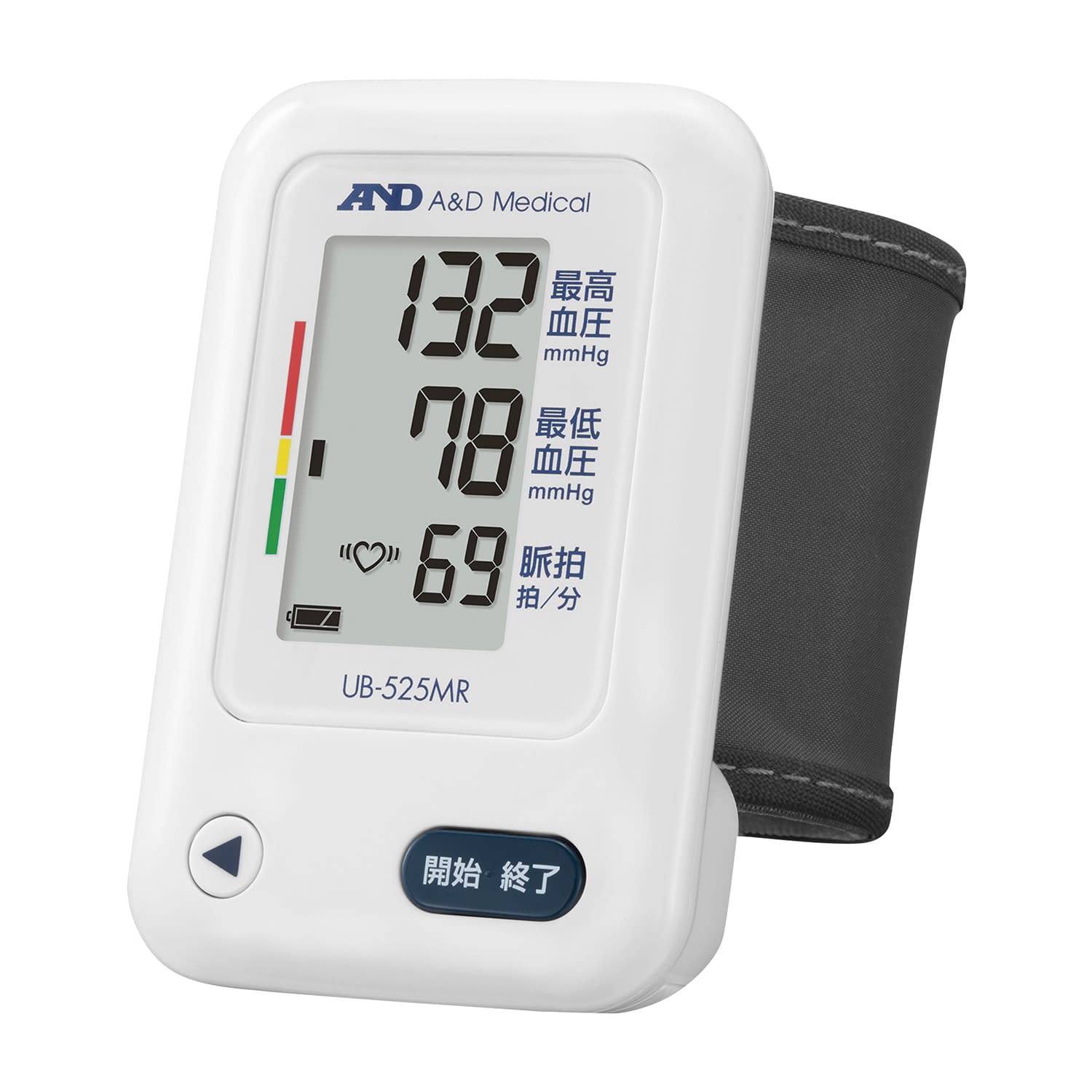 手首式血圧計 UB-525MRUB-525MR(24-8897-00)【エー・アンド・デイ】(販売単位:1)