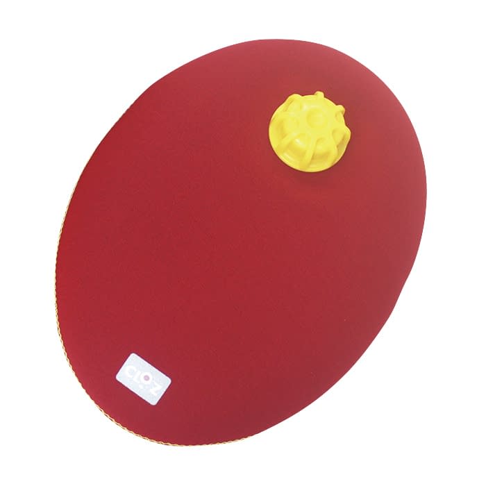 クロッツやわらか湯たんぽ(たまご型) 24-7812-00 ヘルメット潜水 HY-605-RD(レッド)1.2L