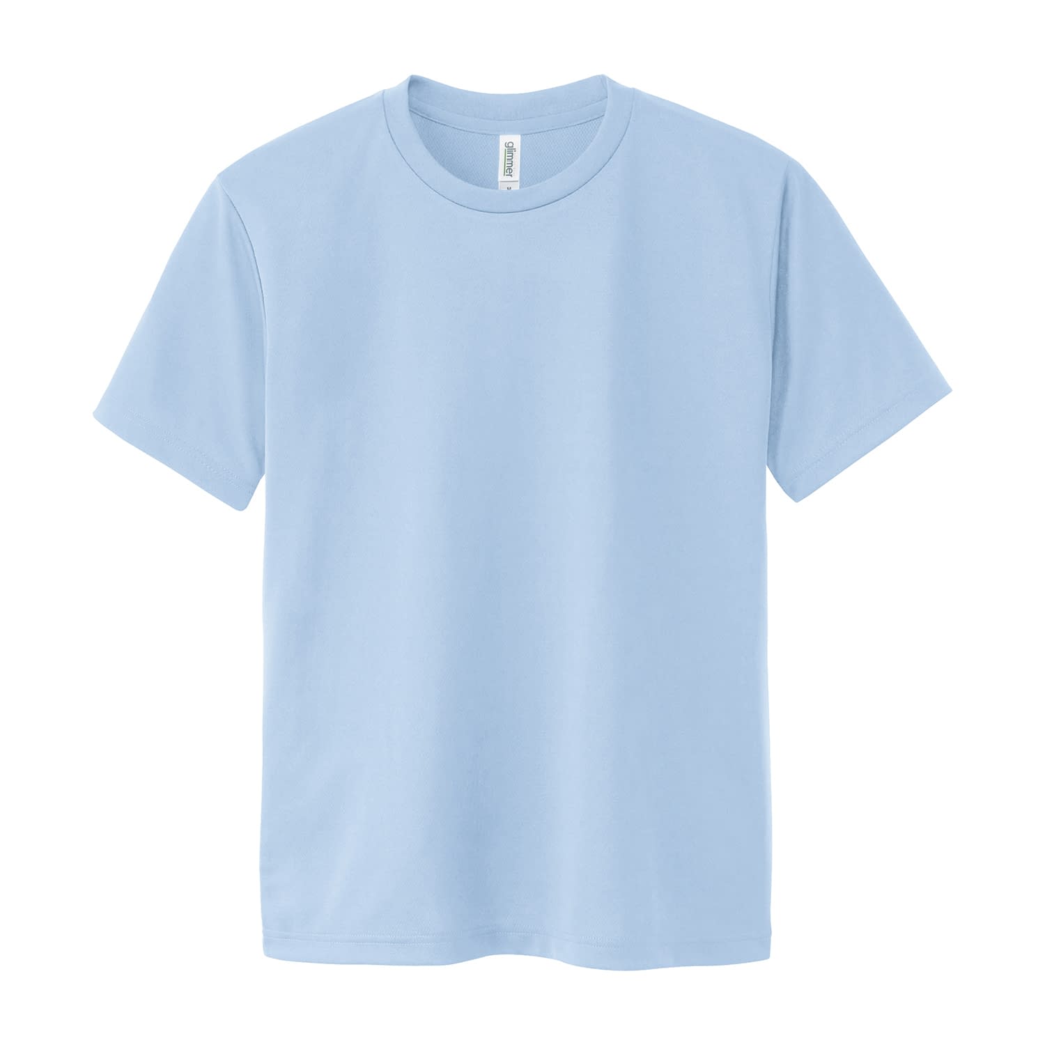 ドライTシャツ 介護ユニフォーム 24-7021-0111 ライトブルー glimmer 000300-ACT(S)
