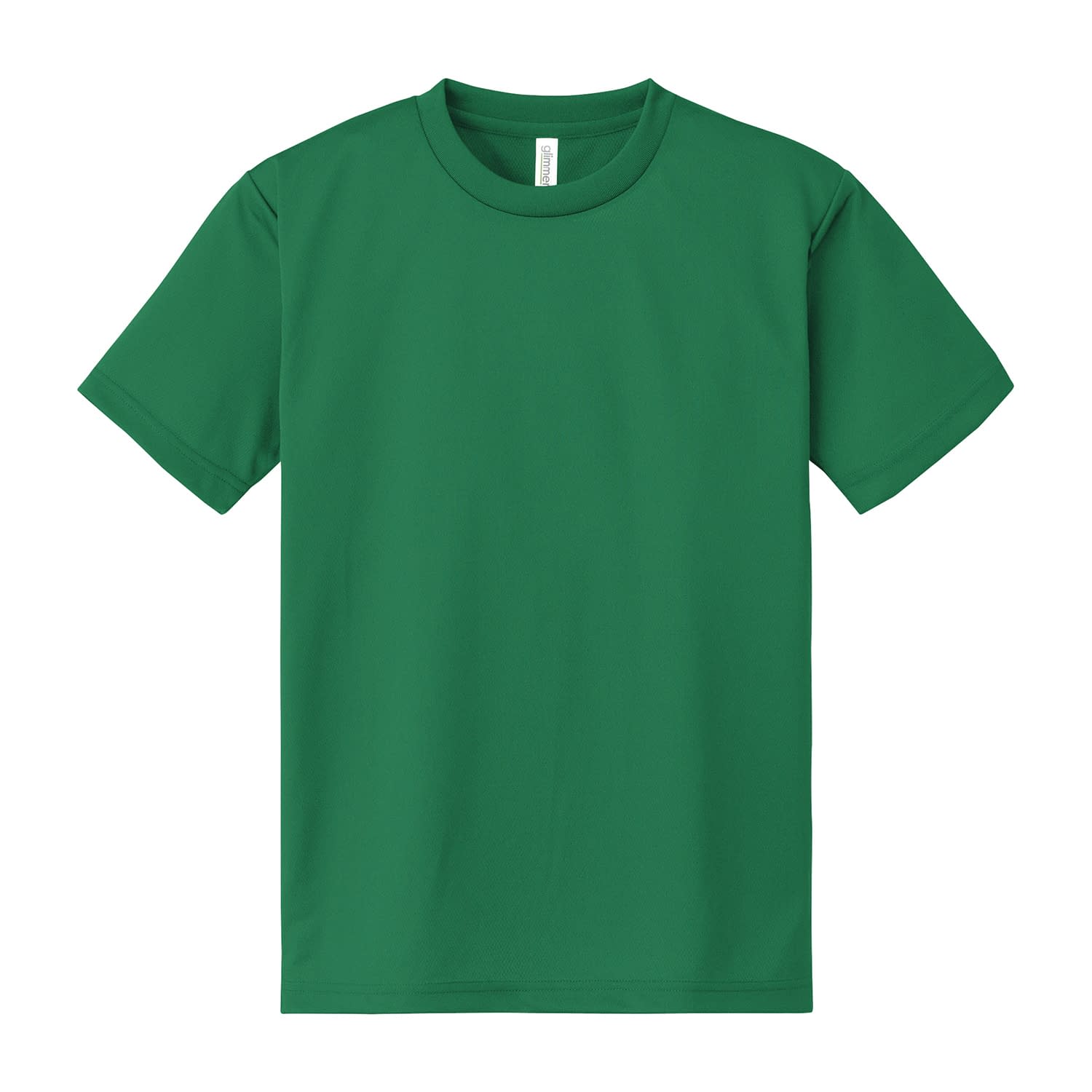ドライTシャツ 介護ユニフォーム 24-7021-0210 グリーン glimmer 000300-ACT(M)