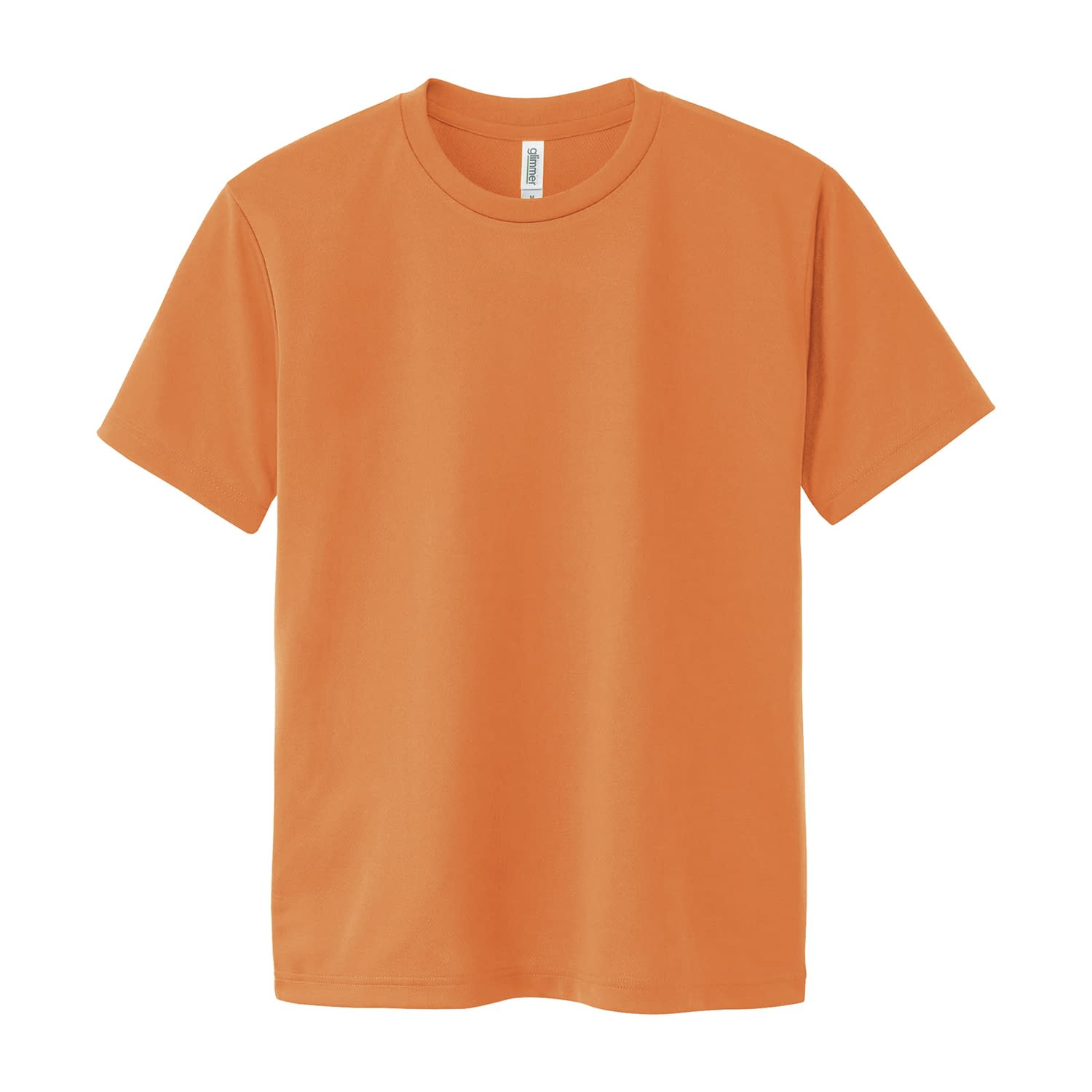 ドライTシャツ 介護ユニフォーム 24-7021-0213 オレンジ glimmer 000300-ACT(M)