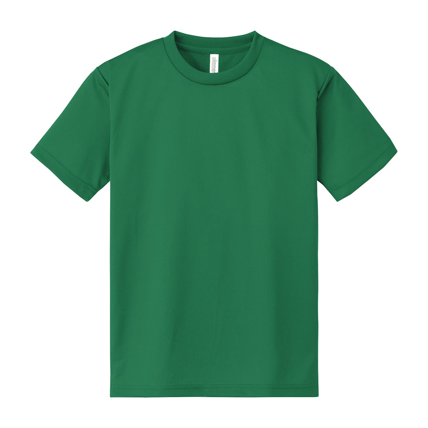 ドライTシャツ 介護ユニフォーム 24-7021-0310 グリーン glimmer 000300-ACT(L)