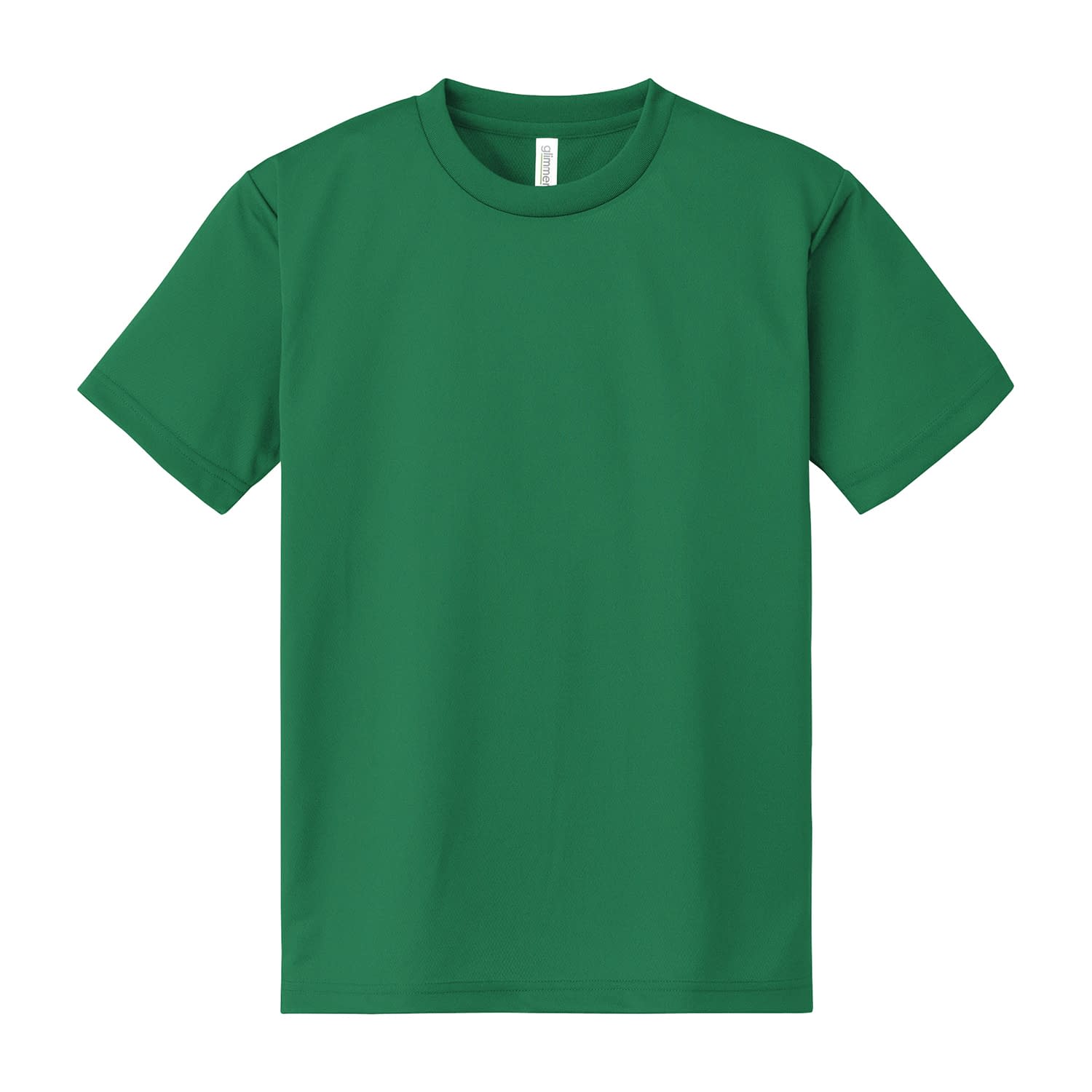 ドライTシャツ 介護ユニフォーム 24-7021-0510 グリーン glimmer 000300-ACT(3L)