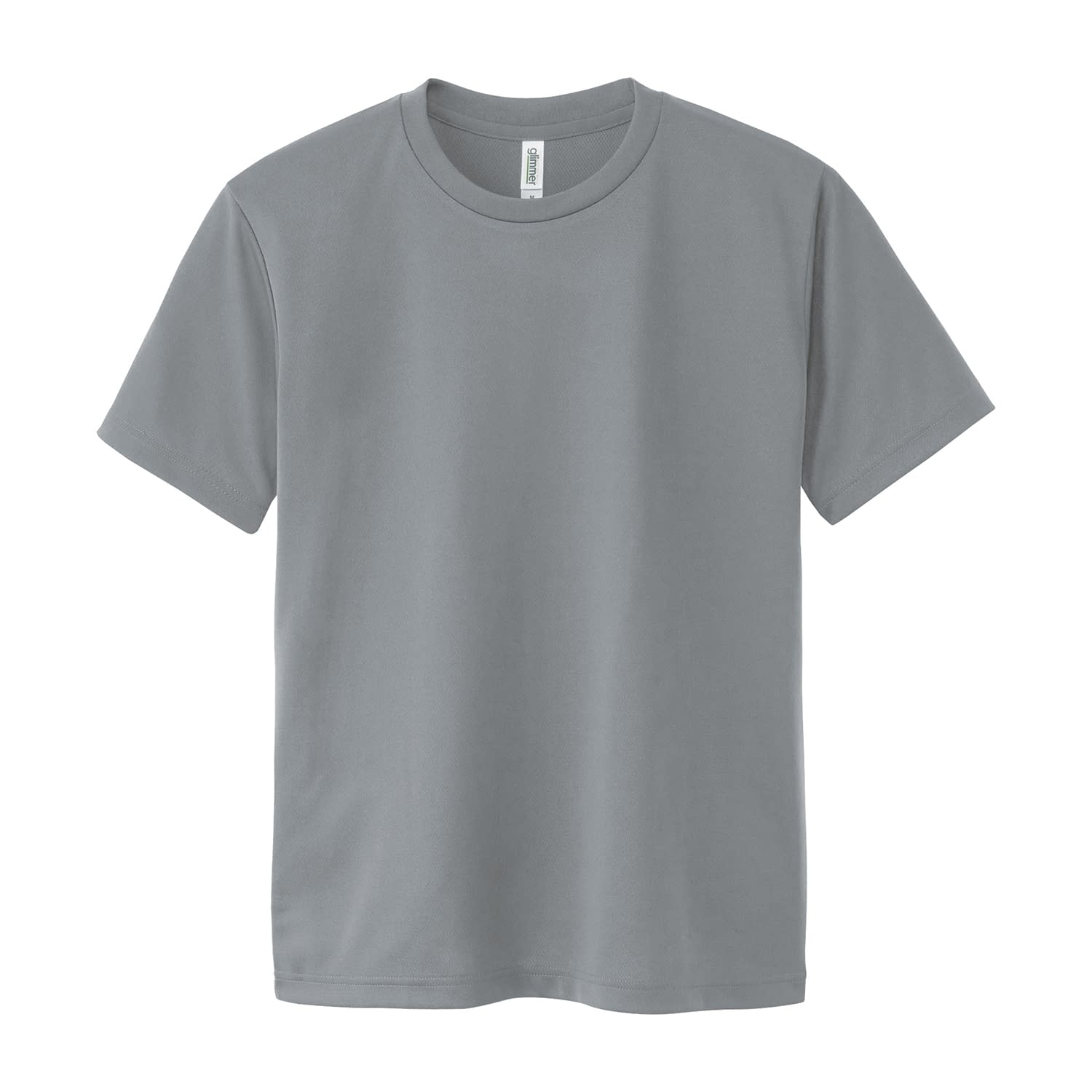 ドライTシャツ 介護ユニフォーム 24-7021-0514 グレー glimmer 000300-ACT(3L)