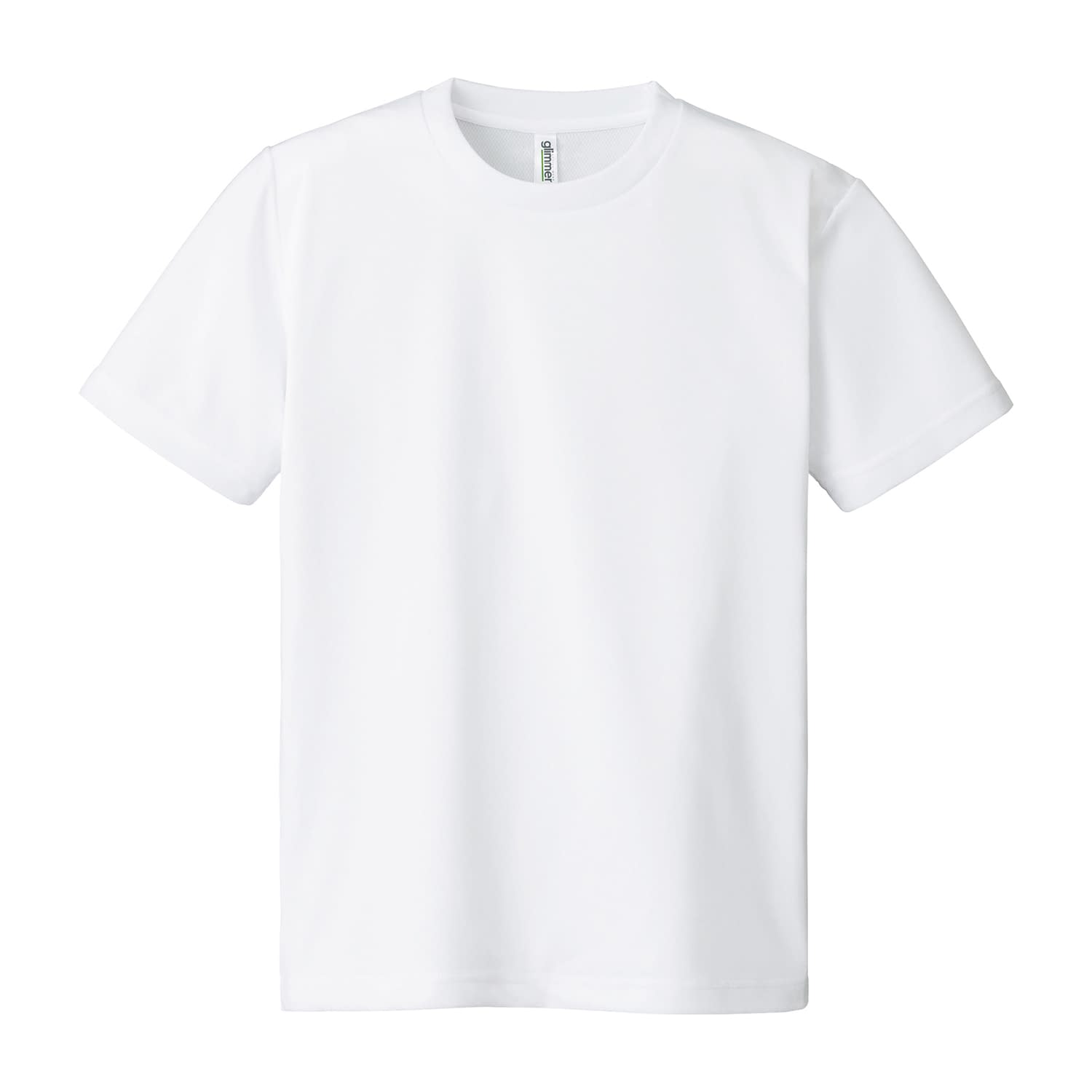 ドライTシャツ 介護ユニフォーム 24-7021-0605 ホワイト glimmer 000300-ACT(4L)