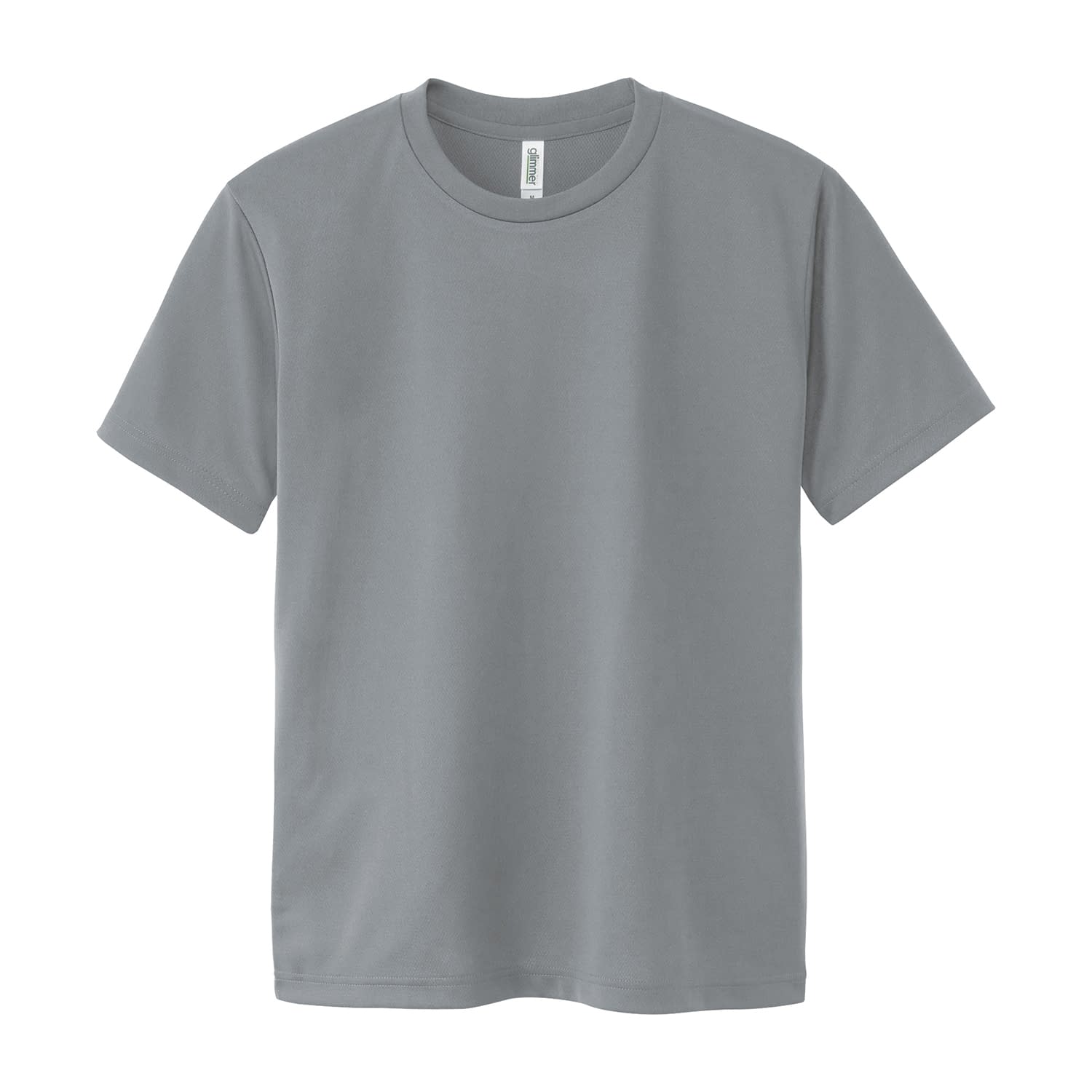 ドライTシャツ 介護ユニフォーム 24-7021-0614 グレー glimmer 000300-ACT(4L)