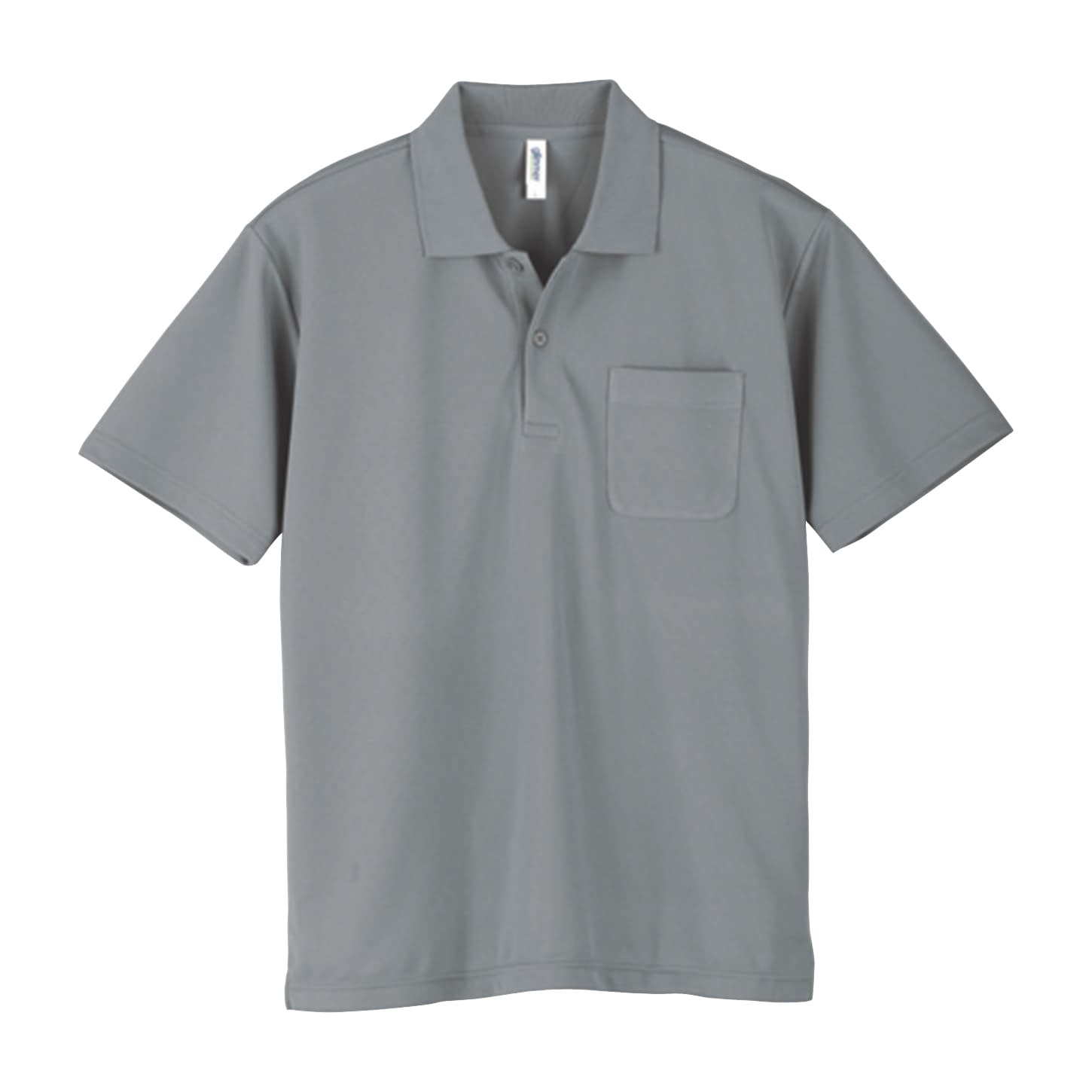 ポケット付ドライポロシャツ 介護ユニフォーム 24-7025-0314 グレー glimmer 000330-AVP(L)
