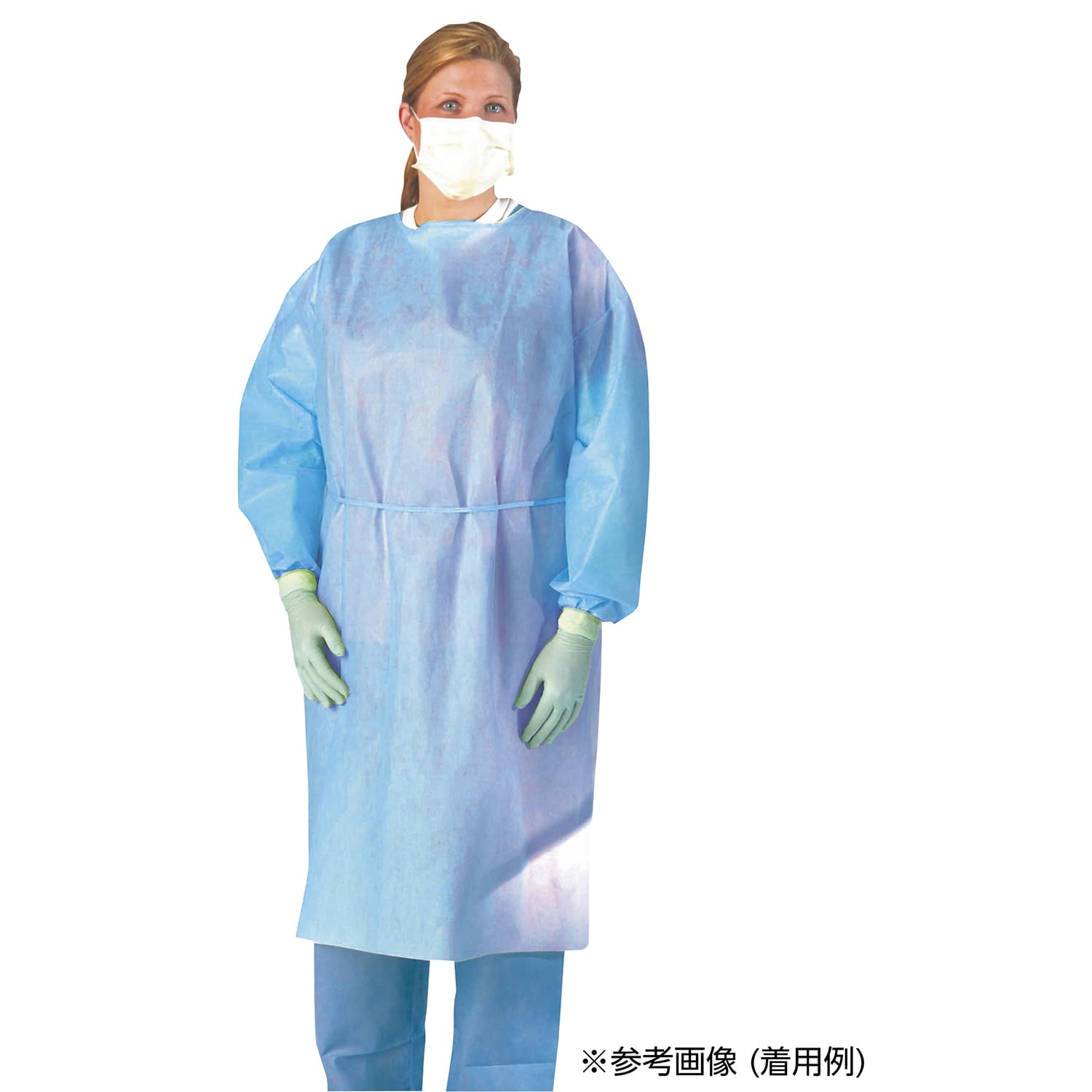 メドライン アイソレーションガウン 24-7052-00 メドライン・ジャパン TT-1212A(アオ)50マイ