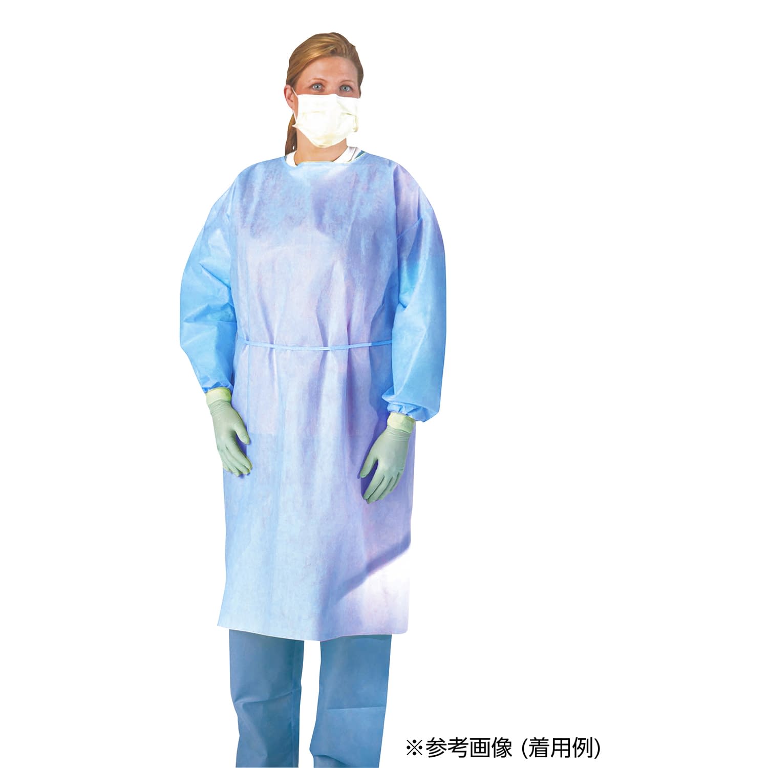 メドライン アイソレーションガウン 24-7053-01 メドライン・ジャパン NONJ27SMS3(アオ)100マイ