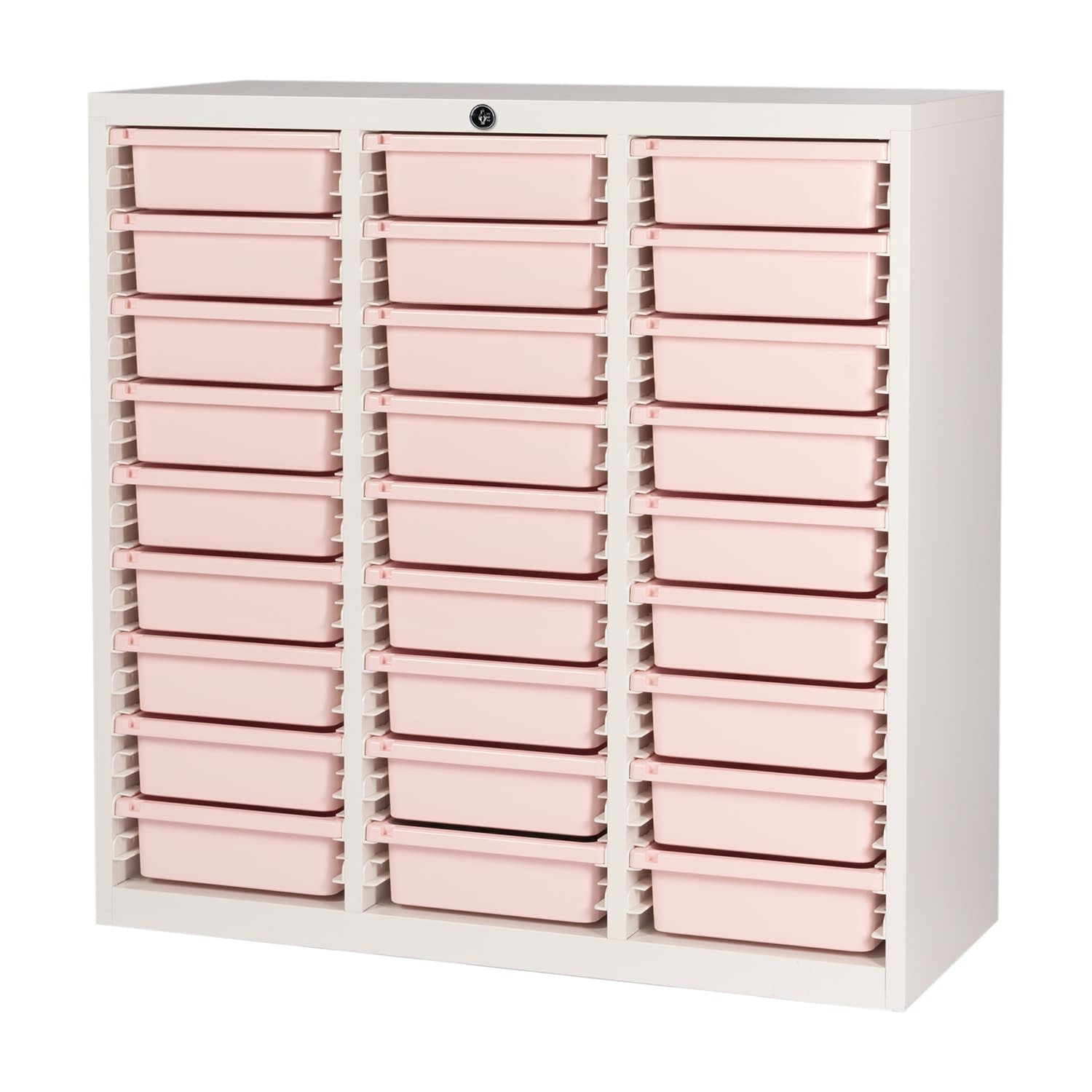 薬剤保管庫メディロックMLG(深型) 3列×9段 キャビネット(薬品) 24-7119-0202 ピーチ 宮成製作所 MLGC-327C(3レツ9ダン)