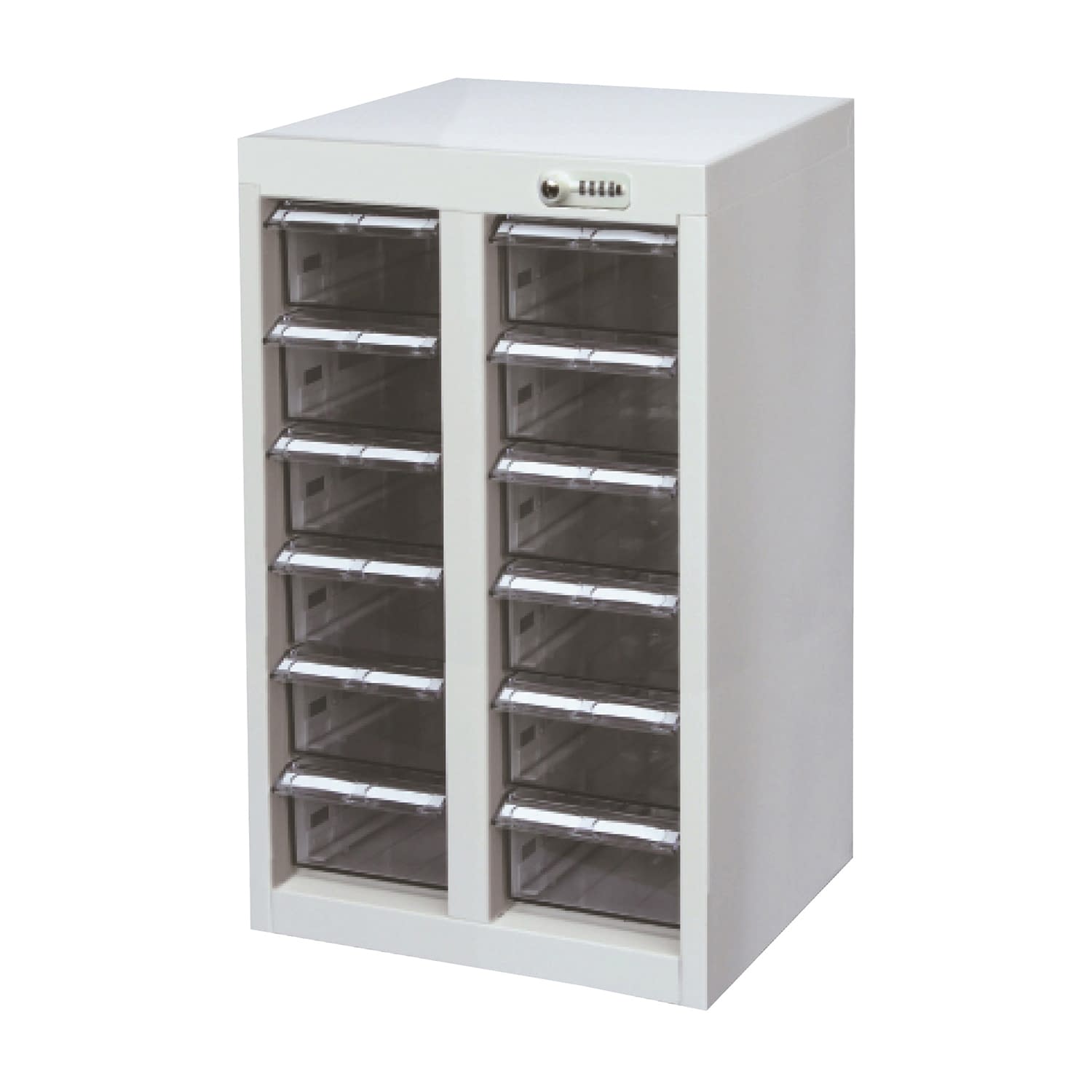 メディロックMLB配薬キャビネット 2列×6段 薬品戸棚 24-6975-00 宮成製作所 MLBC-012D-S(2レツ6ダン)