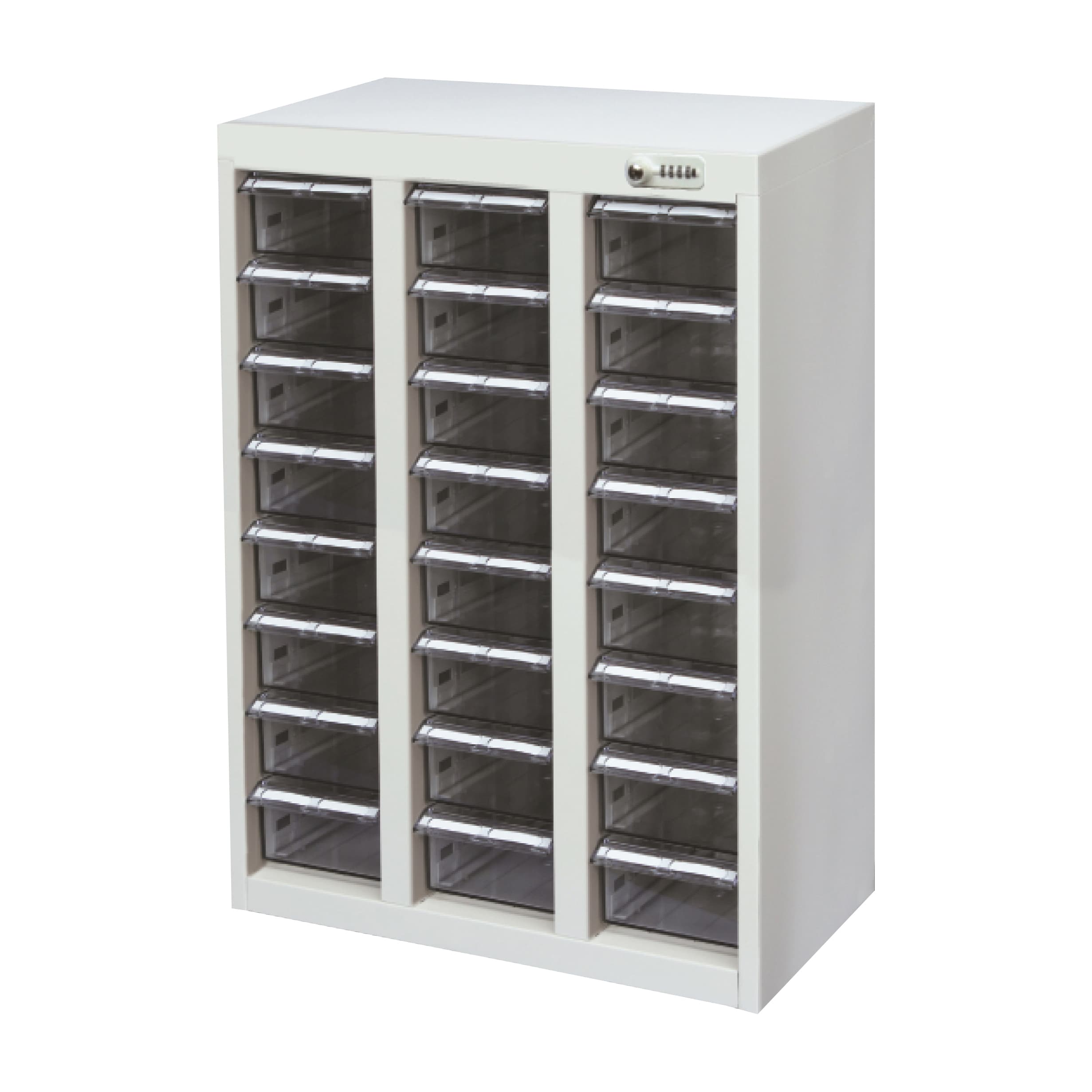 メディロックMLB配薬キャビネット 3列×8段 薬品戸棚 24-6975-01 宮成製作所 MLBC-024D-S(3レツ8ダン)