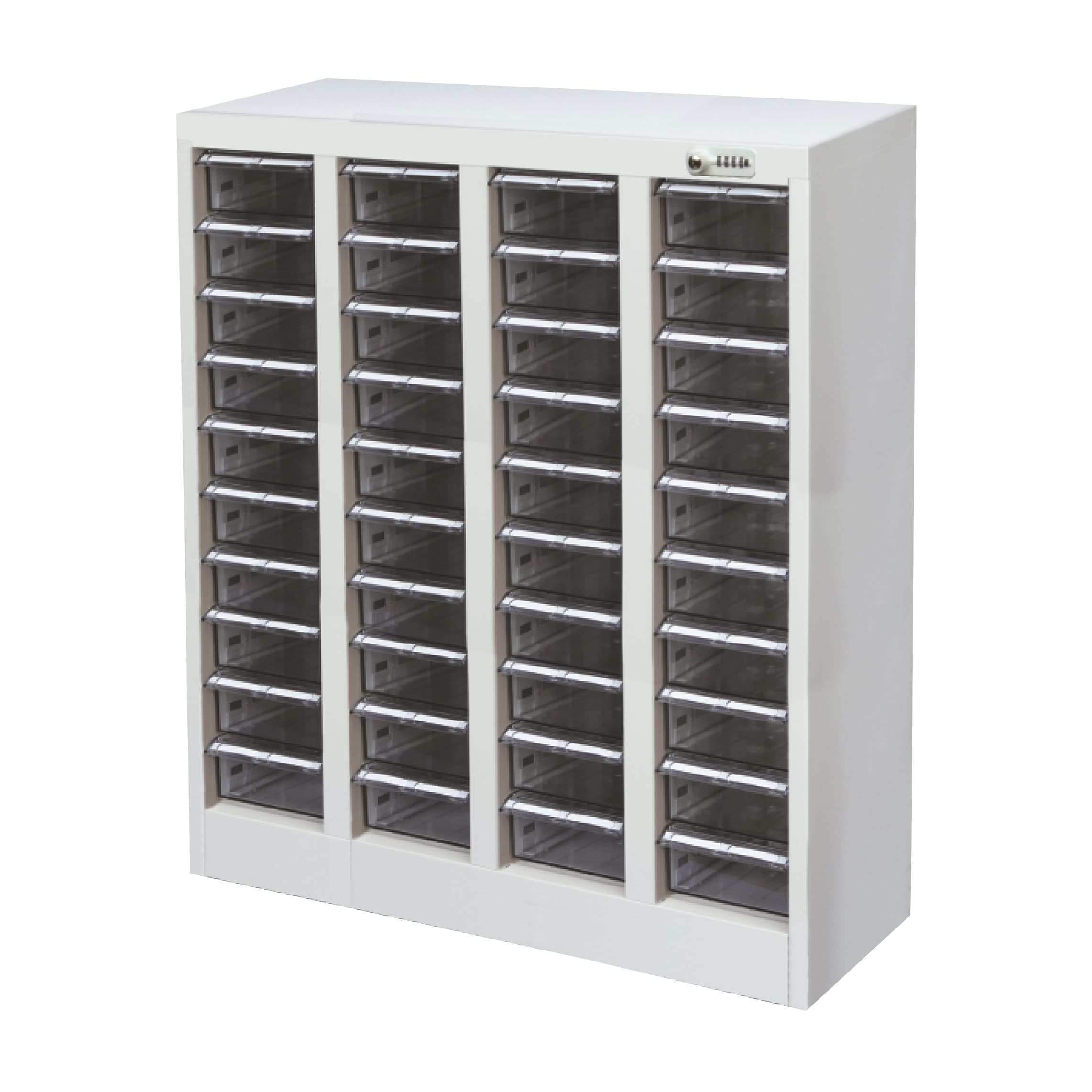 メディロックMLB配薬キャビネット 4列×10段 薬品戸棚 24-6975-02 宮成製作所 MLBC-040D-S(4レツ10ダン