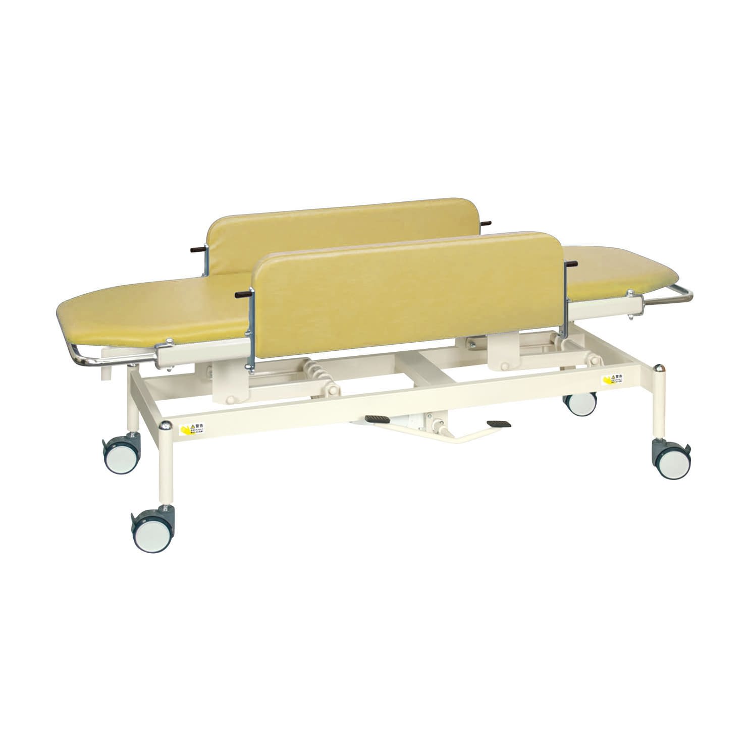 油圧ストレッチャー100 24-7164-0002 ビニルレザーアイボリー 高田ベッド製作所 TB-1349(60X180X47-83