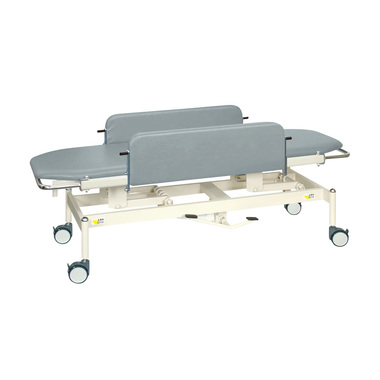 油圧ストレッチャー100 24-7164-0009 ビニルレザーグレー 高田ベッド製作所 TB-1349(60X180X47-83