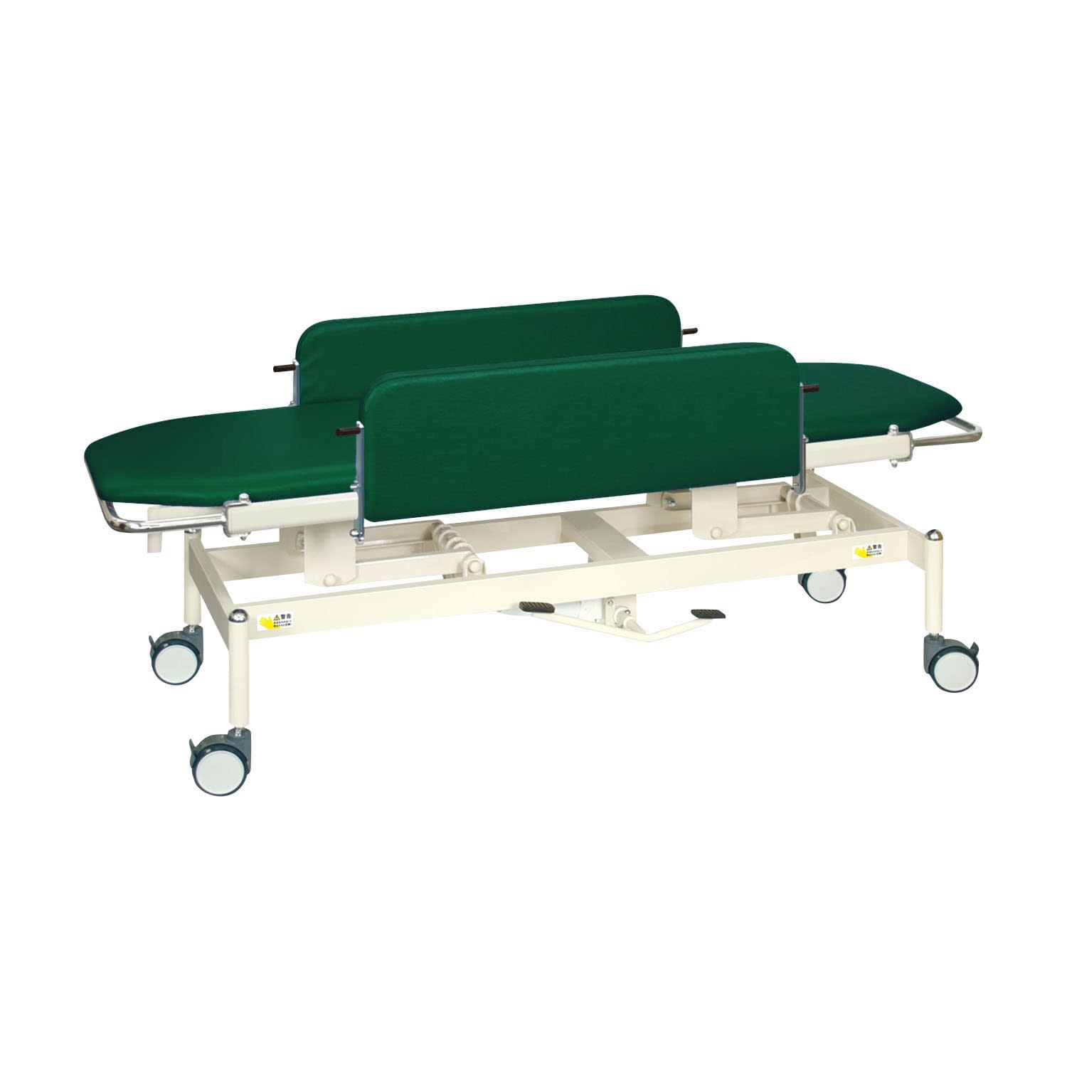 油圧ストレッチャー100 24-7164-0015 ビニルレザーメディグリーン 高田ベッド製作所 TB-1349(60X180X47-83