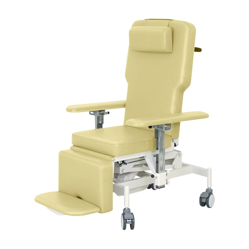 車いす式油圧ストレッチャー 24-7163-0002 ビニルレザーアイボリー 高田ベッド製作所 TB-1398(76X180X50-80