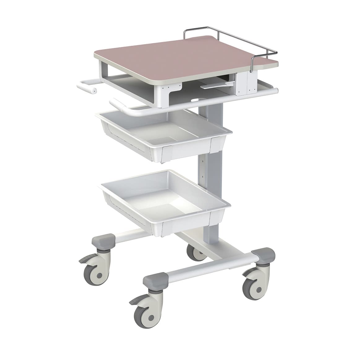 電子カルテワゴン トレー内側 24-7177-00 ナカバヤシ RKW-601S