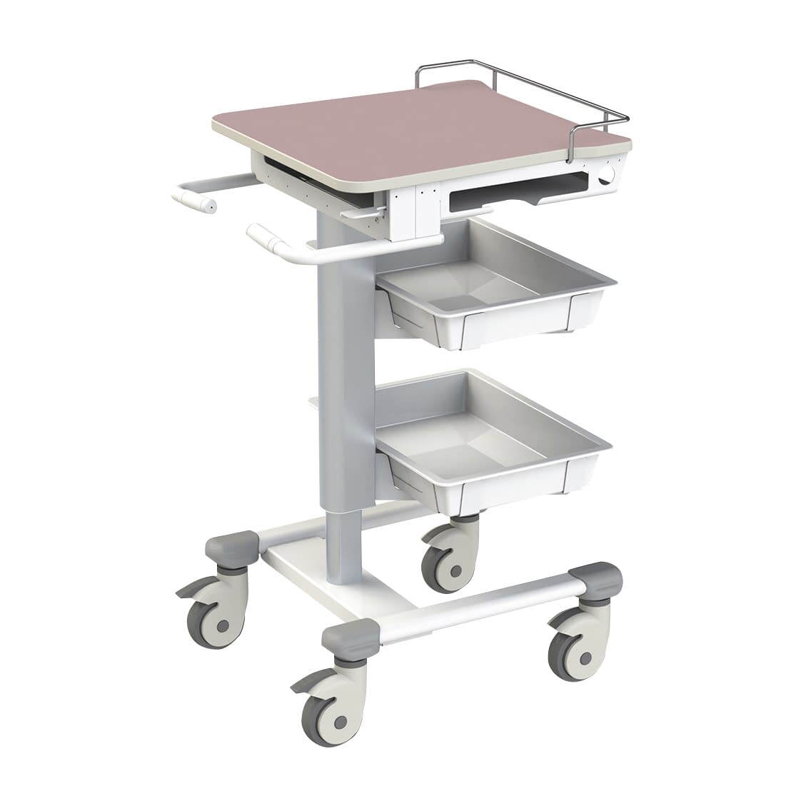 電子カルテワゴン トレー外側 24-7177-01 ナカバヤシ RKW-603S