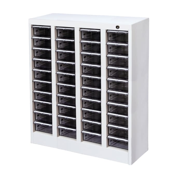 メディロックMLB配薬キャビネット 4列×10段 薬品戸棚 24-7120-02 宮成製作所 MLBC-040C-S(4レツ10ダン