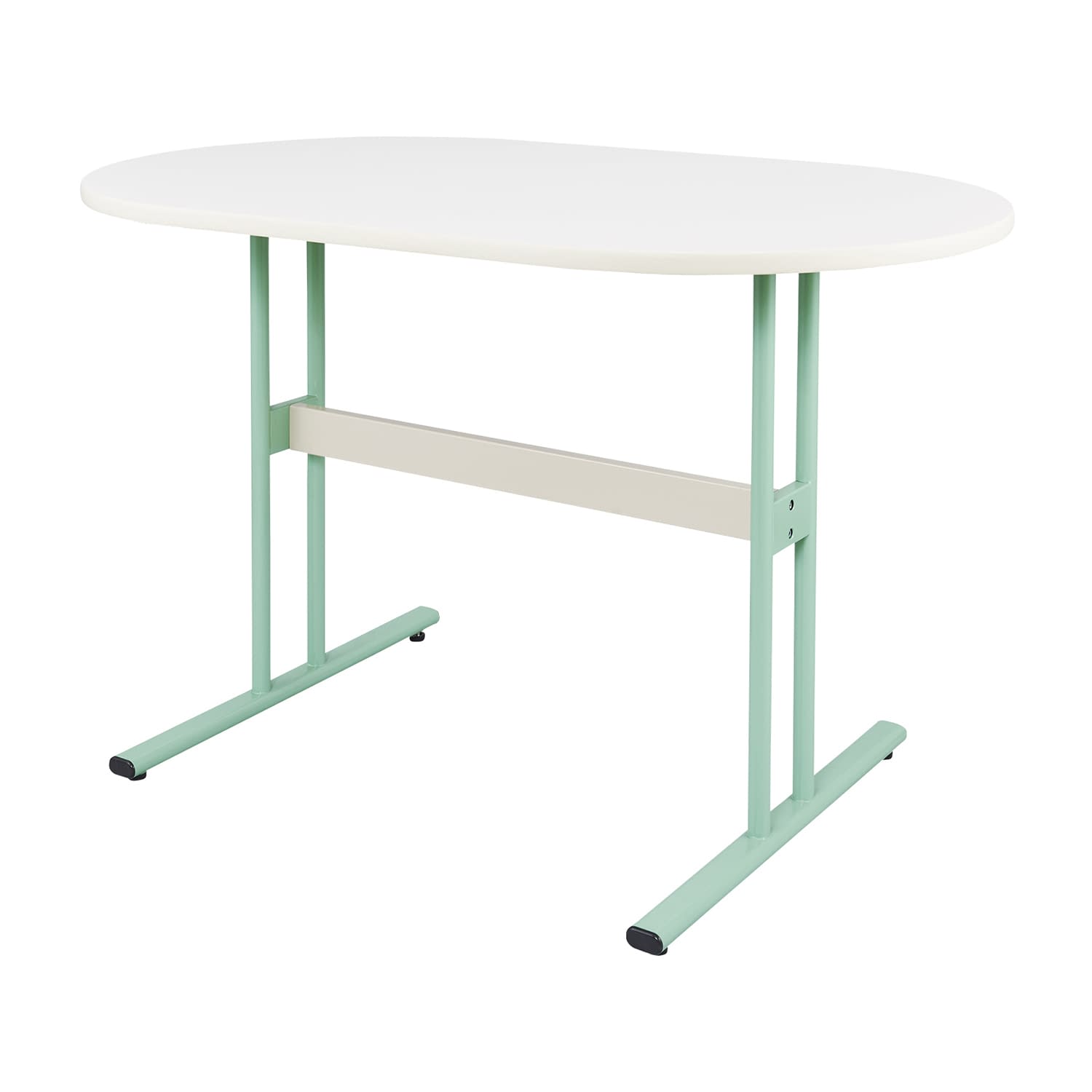 ナーステーブル(パステル／楕円形) 24-7819-0103 ミントグリーン MATSUYOSHI NATC-1890R