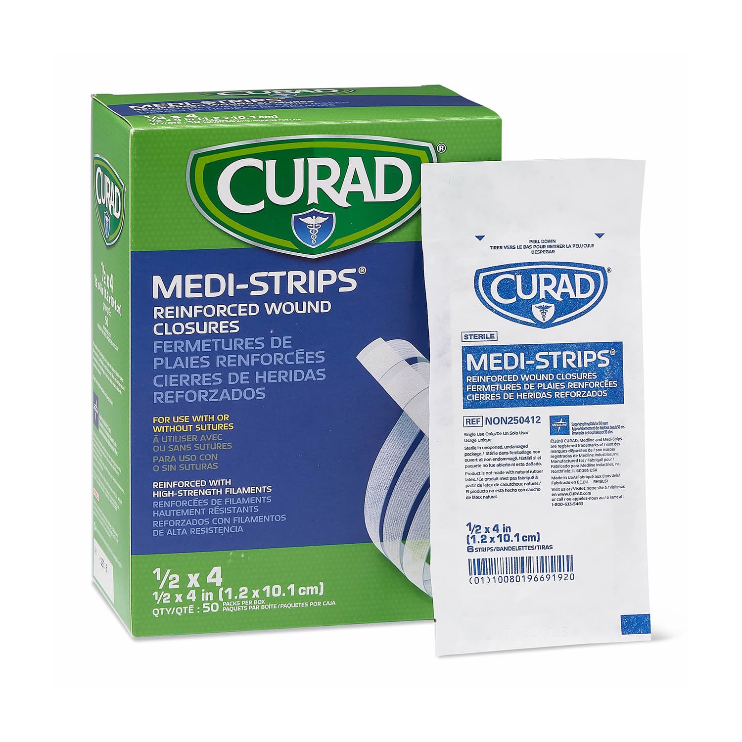 メディストリップ(青) 24-7140-03 メドライン・ジャパン NON250412(6ホンX50フクロ)