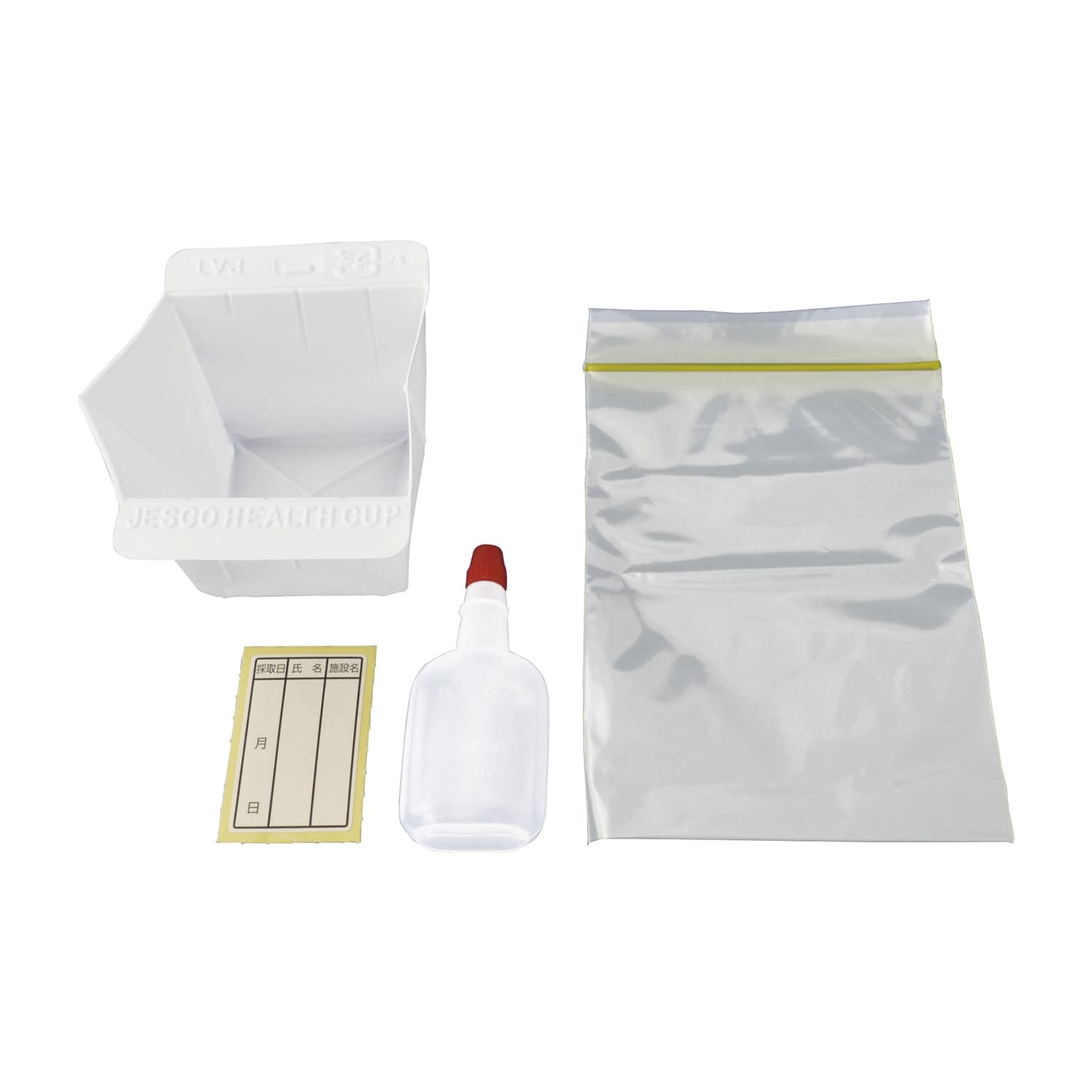 採尿検査キット(健診用・採尿瓶タイプ 採尿瓶タイプ 24-7355-00 日本マイクロ 1010-02(500イリ)