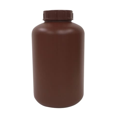 PE広口瓶(茶) 24-7364-07 コクゴ 101-5850902(5L)