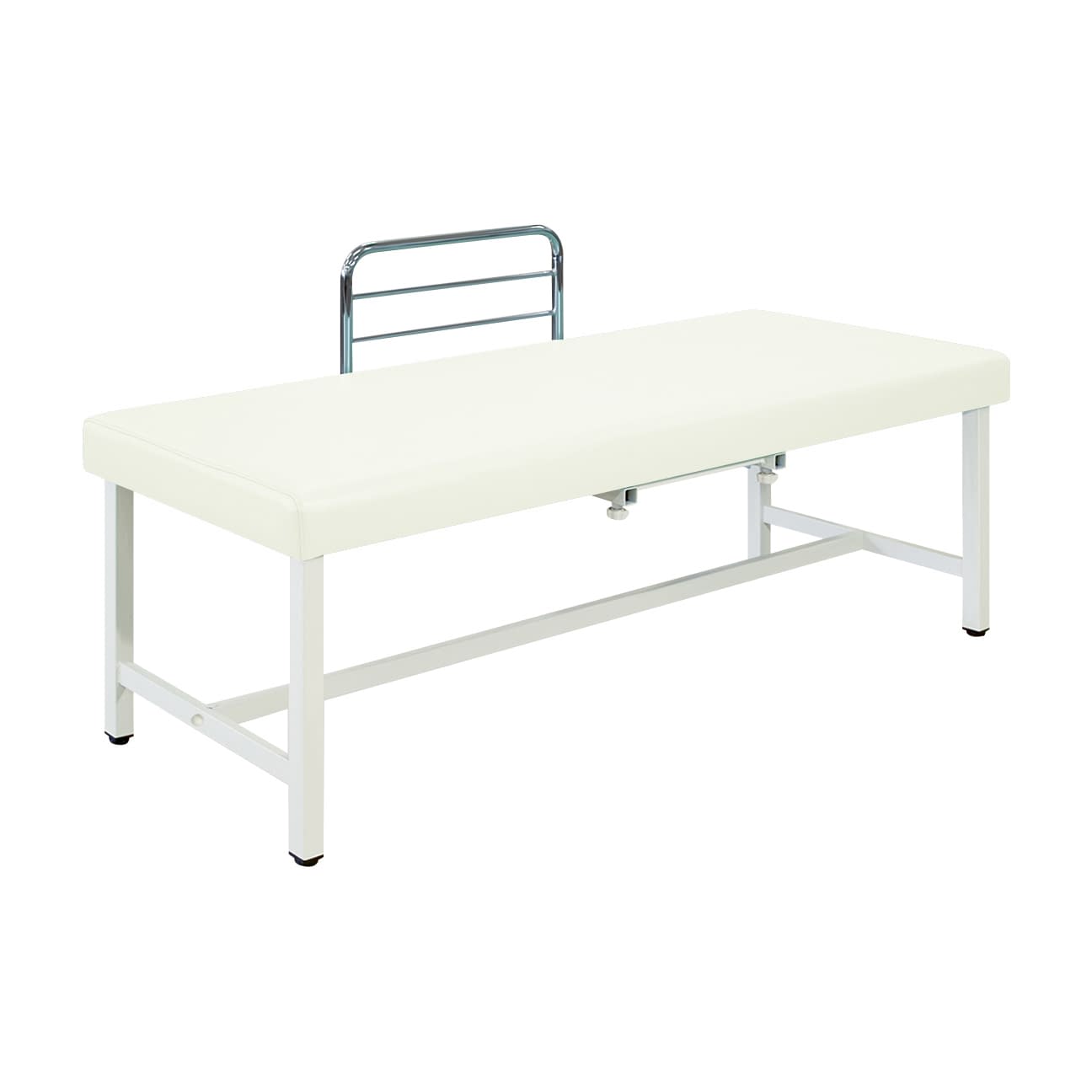 診察台 24-7295-0201 ビニルレザー白 高田ベッド製作所 TB-1364(65X180X55CM)