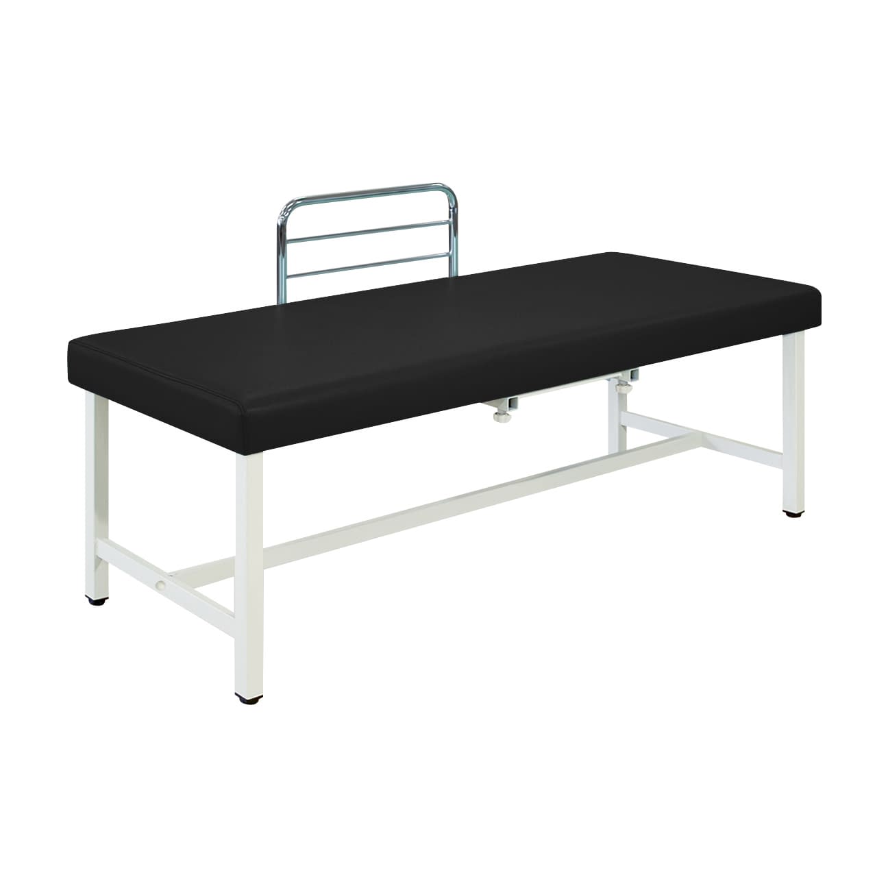 診察台 24-7295-0303 ビニルレザー黒 高田ベッド製作所 TB-1364(65X180X60CM)