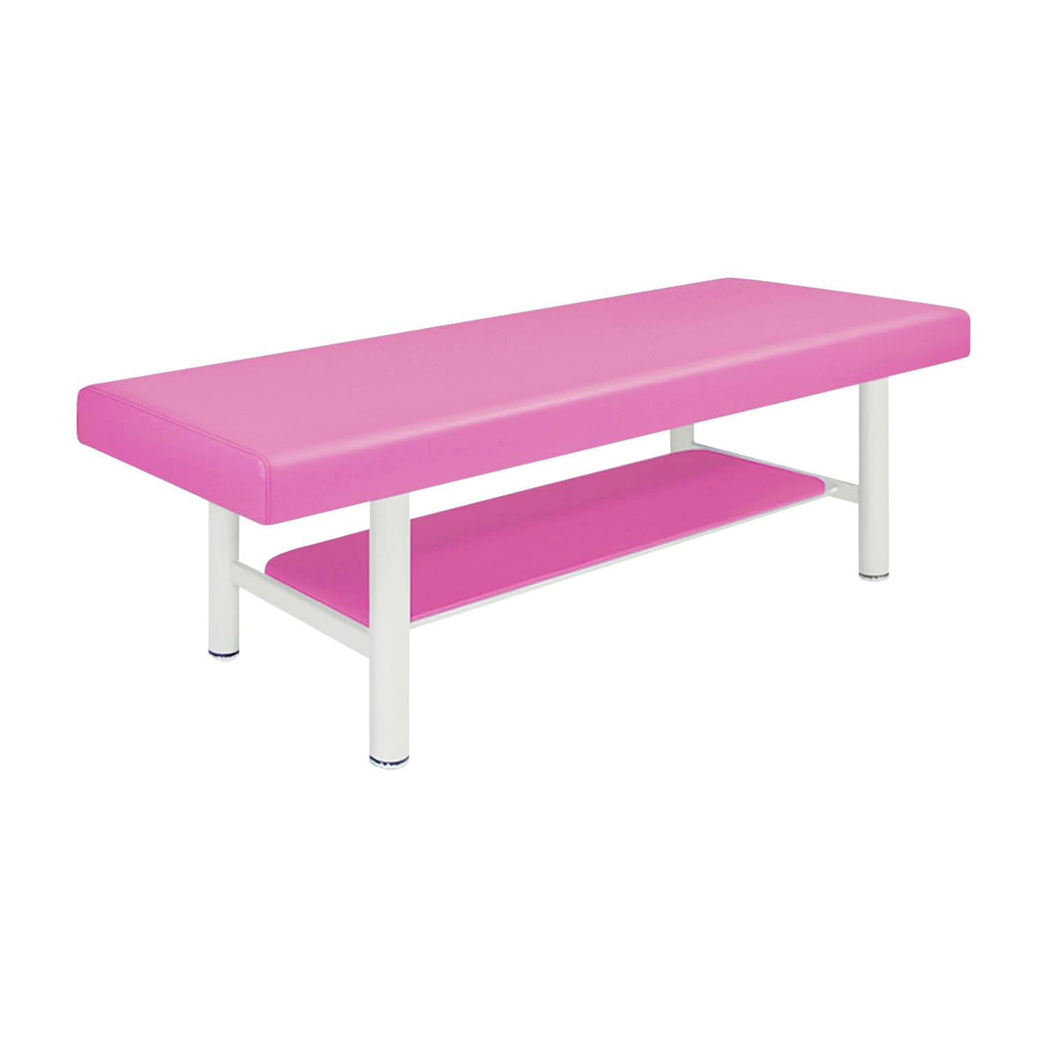 診察台 24-7296-0007 ビニルレザーピンク 高田ベッド製作所 TB-908-5(60X180X55CM