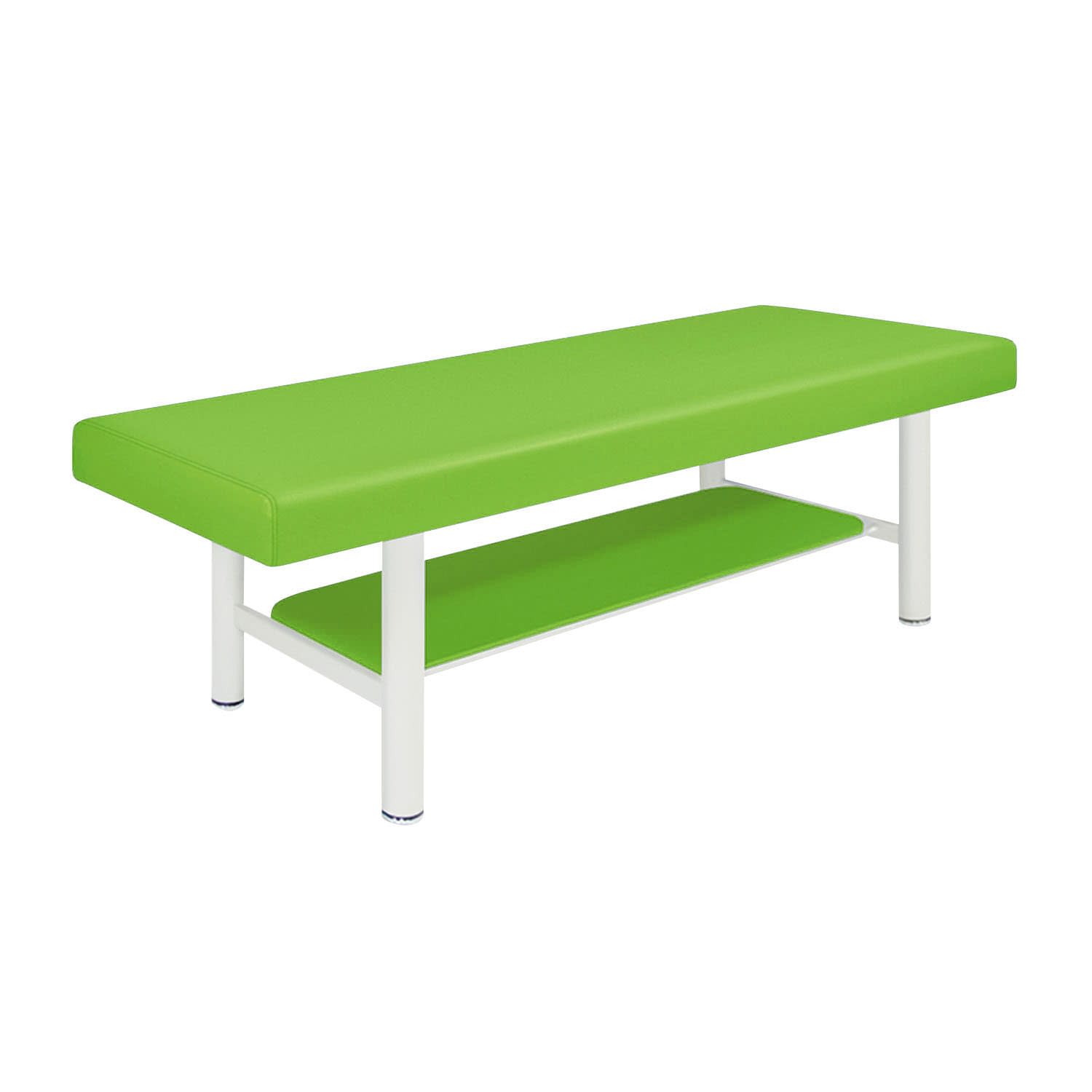 診察台 24-7296-0111 ビニルレザー抹茶 高田ベッド製作所 TB-908-5(60X190X55CM