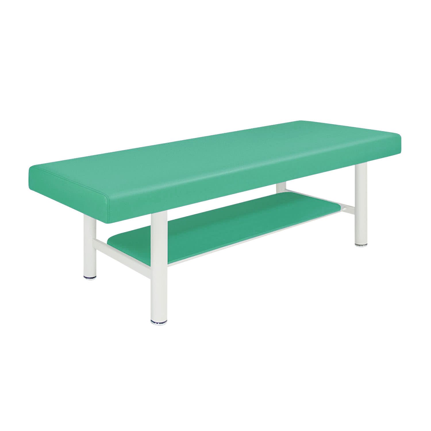 診察台 24-7296-0205 ビニルレザーライトグリーン 高田ベッド製作所 TB-908-5(70X180X55CM