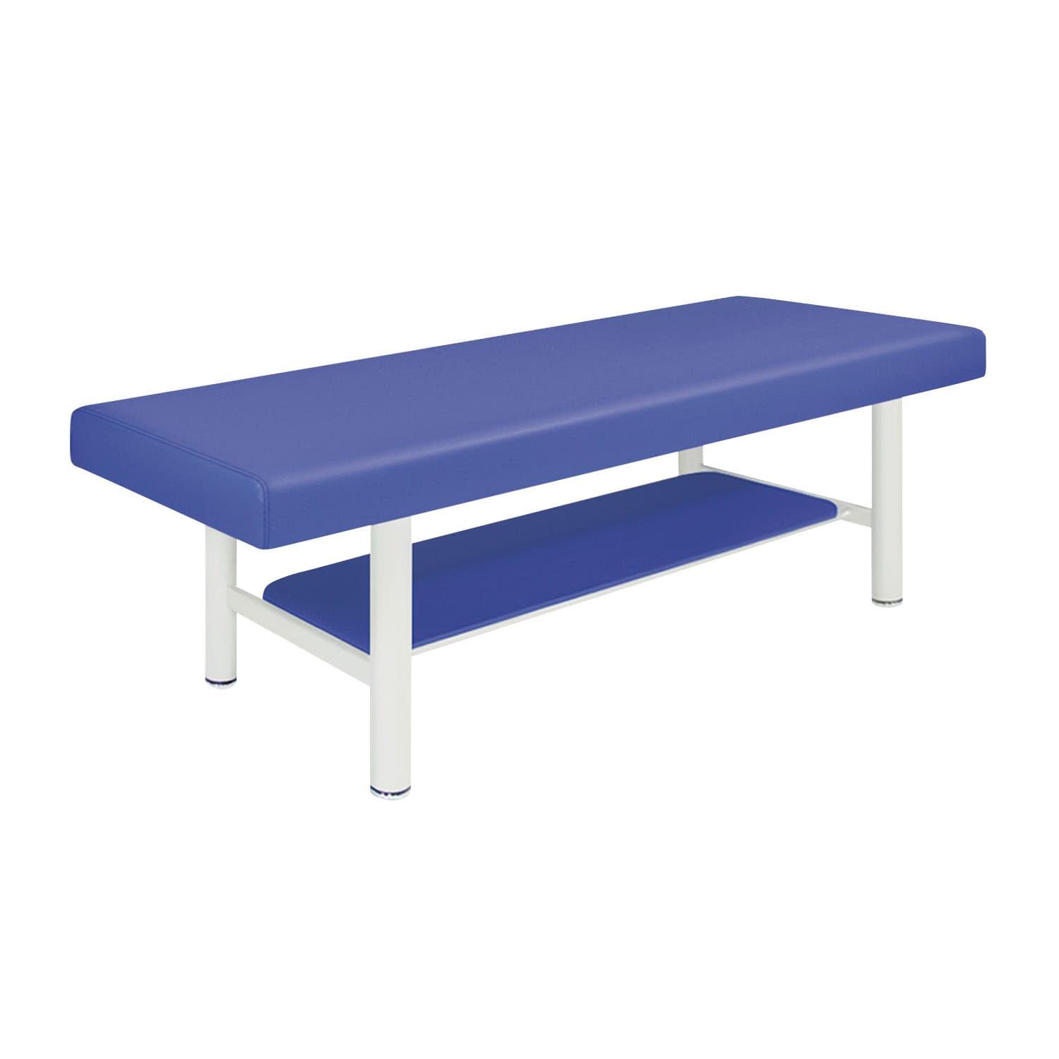 診察台 24-7296-0206 ビニルレザーライトブルー 高田ベッド製作所 TB-908-5(70X180X55CM