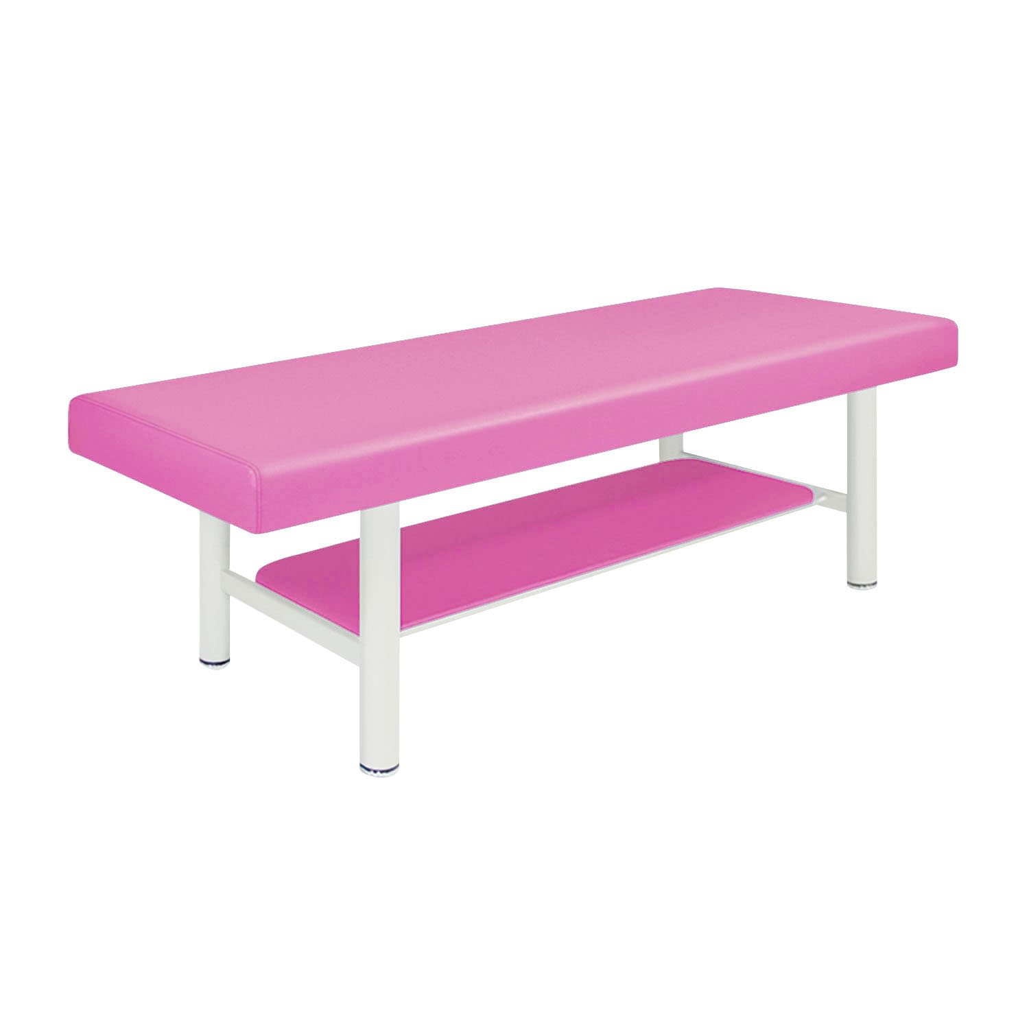 診察台 24-7296-0207 ビニルレザーピンク 高田ベッド製作所 TB-908-5(70X180X55CM