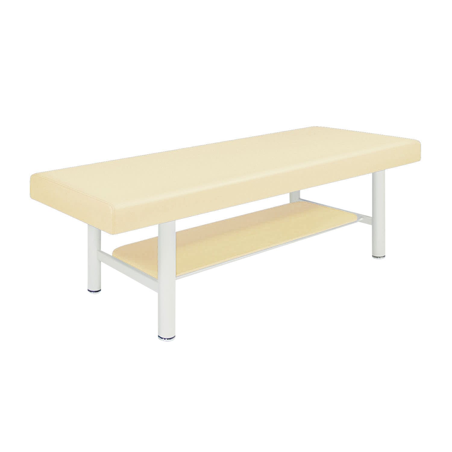 診察台 24-7296-0213 ビニルレザークリーム 高田ベッド製作所 TB-908-5(70X180X55CM