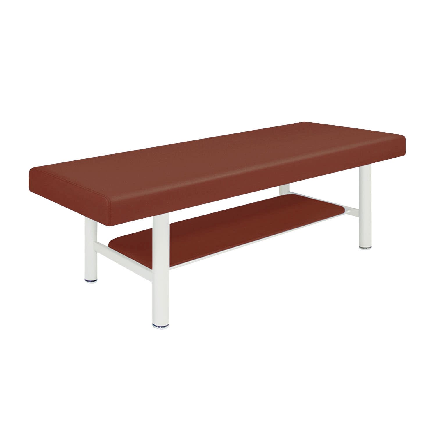 診察台 24-7296-0217 ビニルレザーライトブラウン 高田ベッド製作所 TB-908-5(70X180X55CM