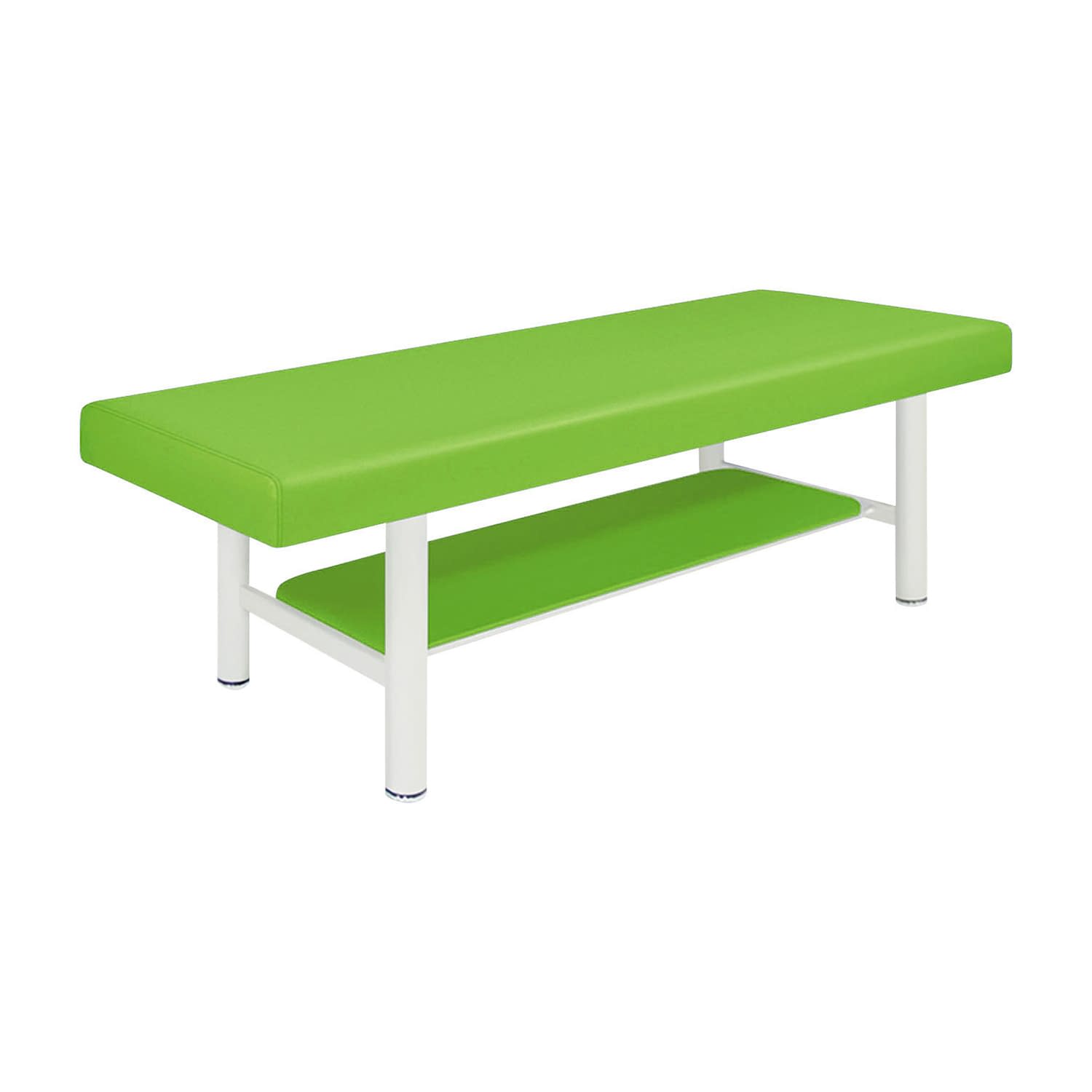 診察台 24-7296-0311 ビニルレザー抹茶 高田ベッド製作所 TB-908-5(70X190X55CM