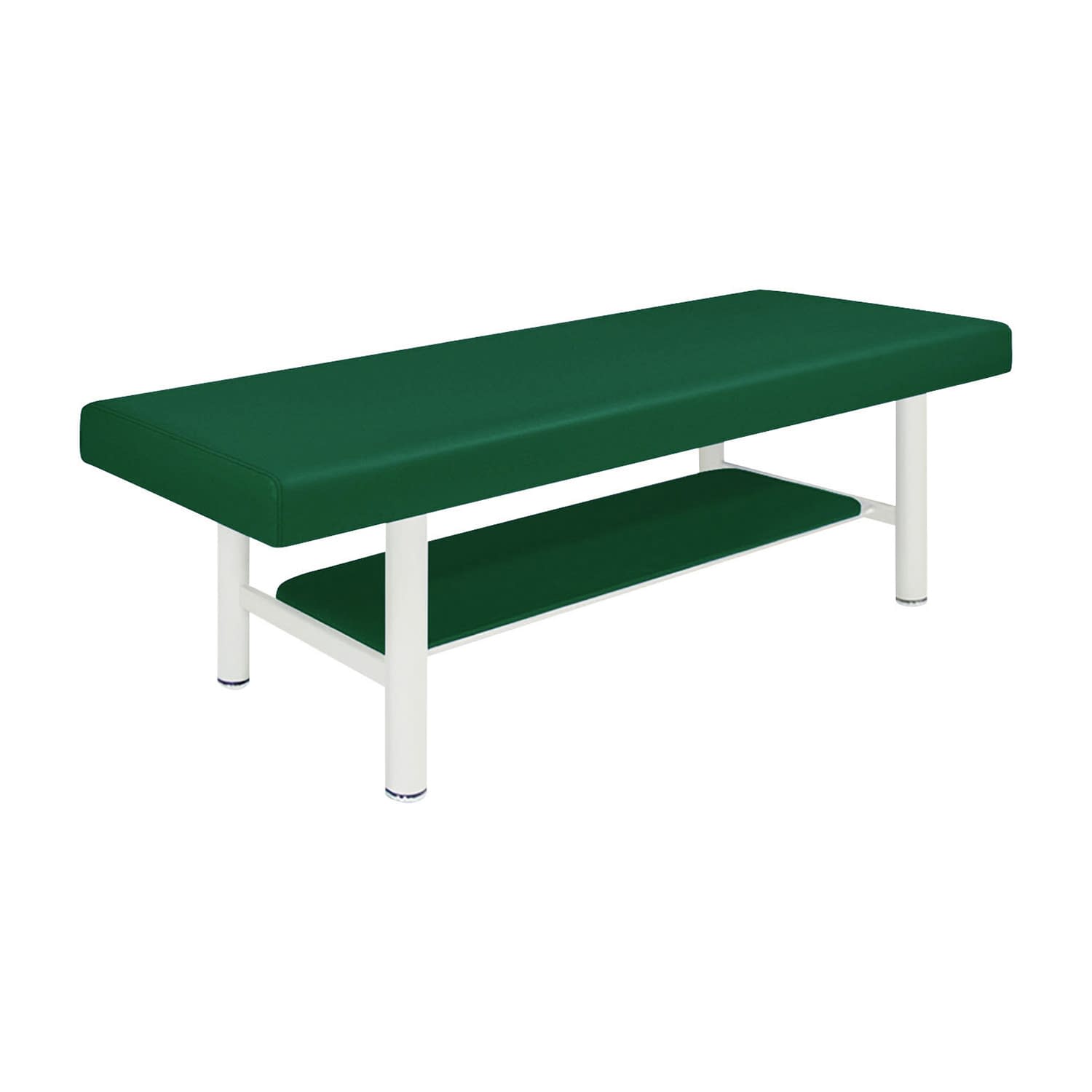 診察台 24-7296-0315 ビニルレザーメディグリーン 高田ベッド製作所 TB-908-5(70X190X55CM