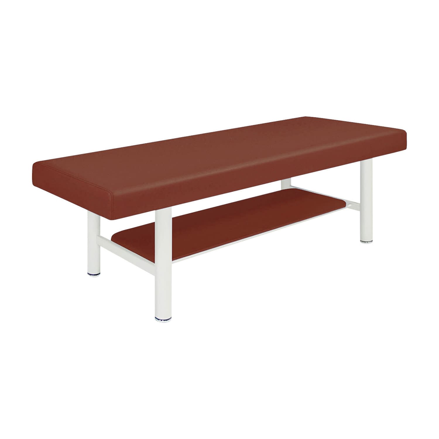 診察台 24-7296-0317 ビニルレザーライトブラウン 高田ベッド製作所 TB-908-5(70X190X55CM