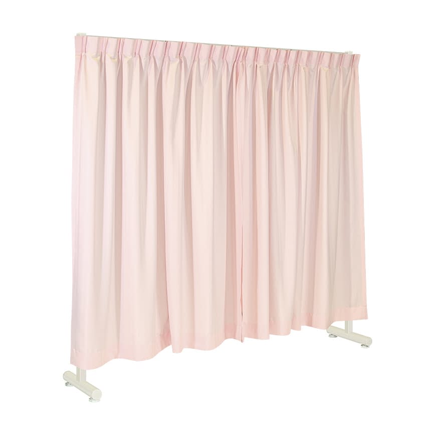 間仕切り用カーテン 24-7308-0003 ピンク 高田ベッド製作所 TB-673(200X200CM)