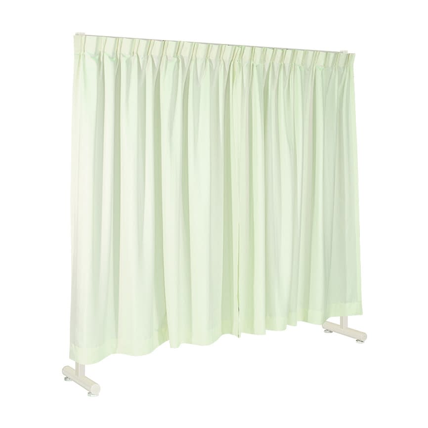 間仕切り用カーテン 24-7308-0004 グリーン 高田ベッド製作所 TB-673(200X200CM)