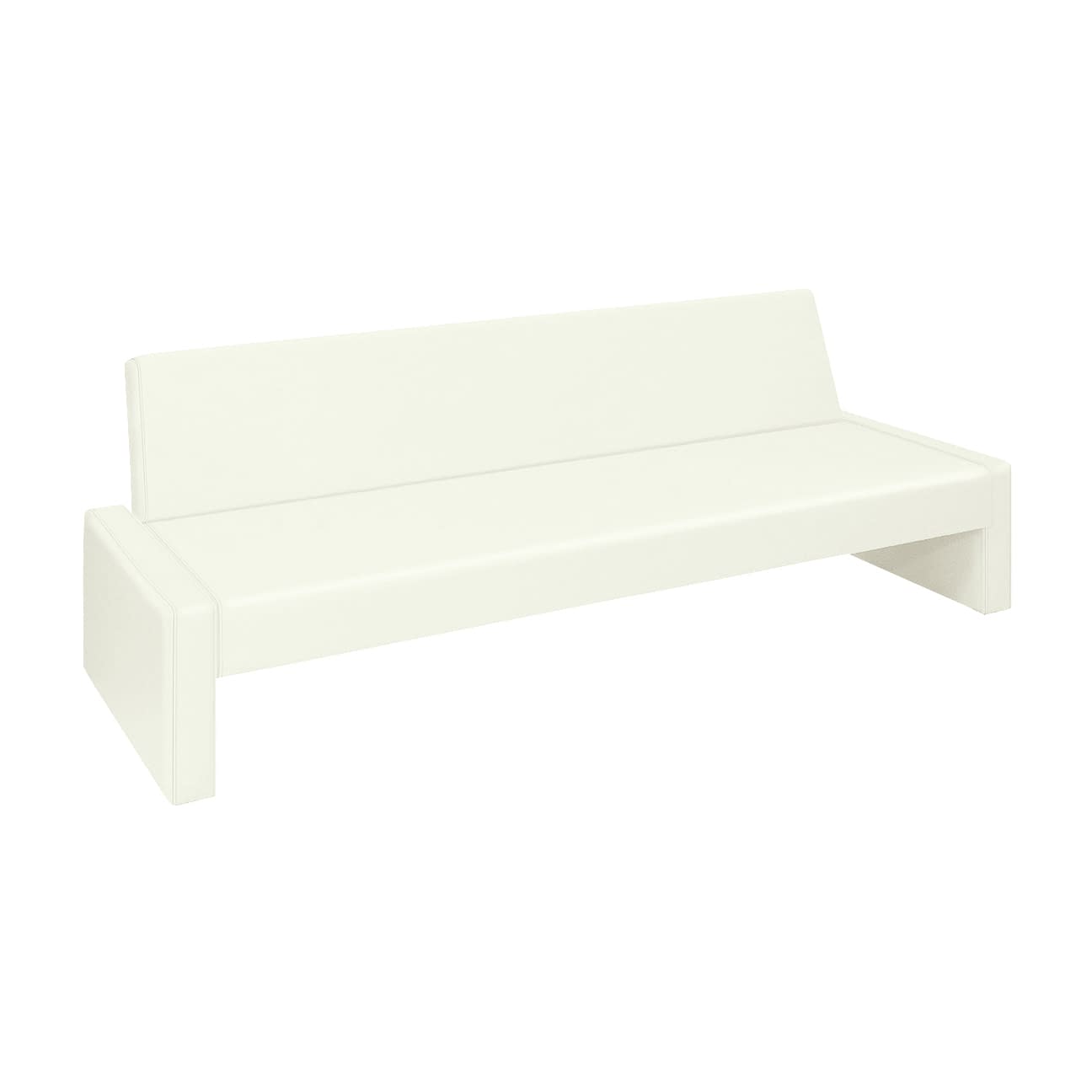 ベンチベッドSD 24-7318-0001 白 高田ベッド製作所 TB-875(186X91X77CM)