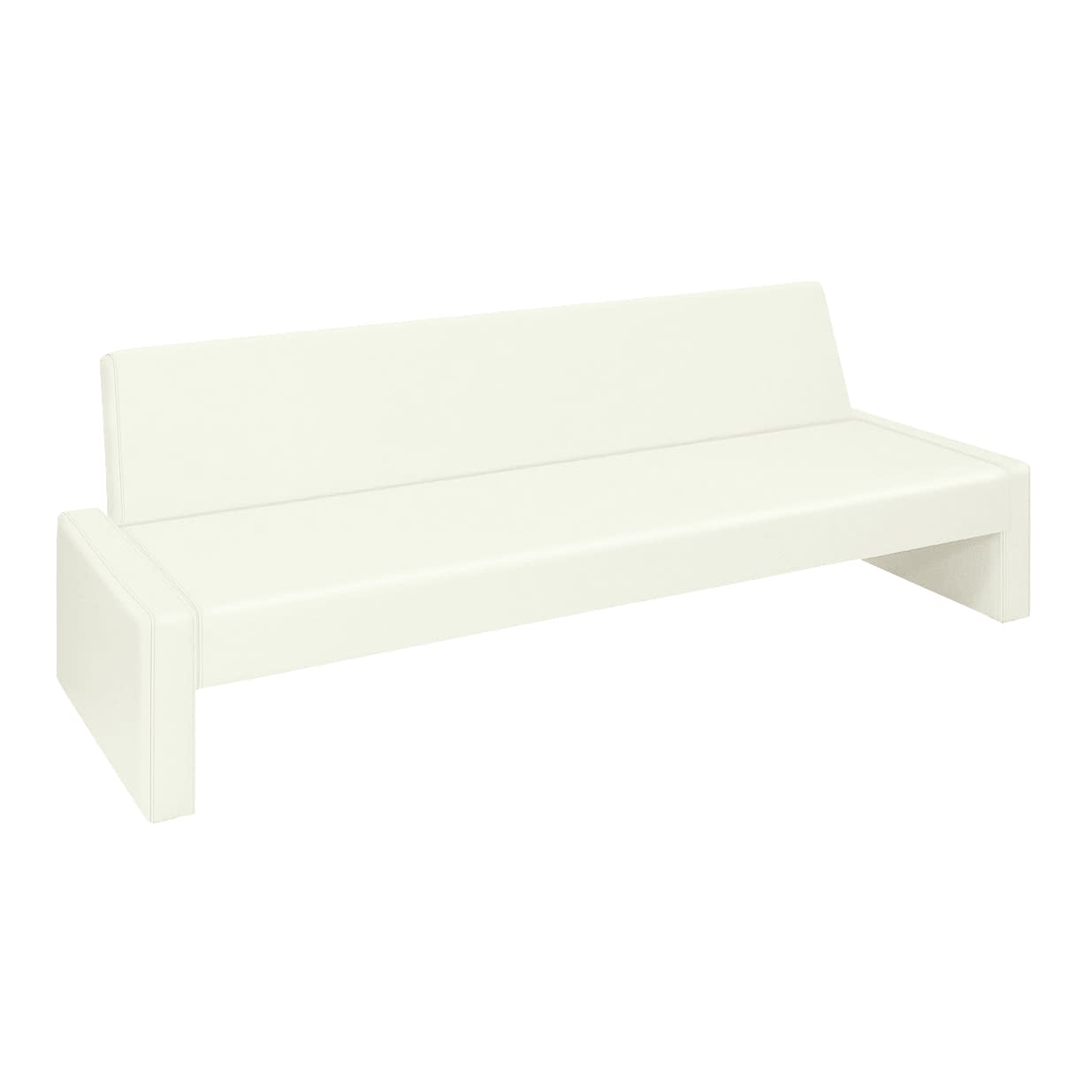 ベンチベッドSD 24-7318-0201 白 高田ベッド製作所 TB-875(206X91X77CM)