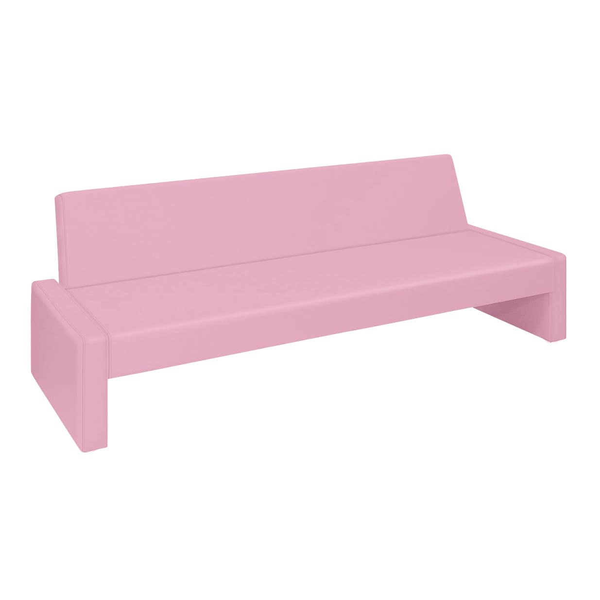 ベンチベッドSD 24-7318-0207 ピンク 高田ベッド製作所 TB-875(206X91X77CM)