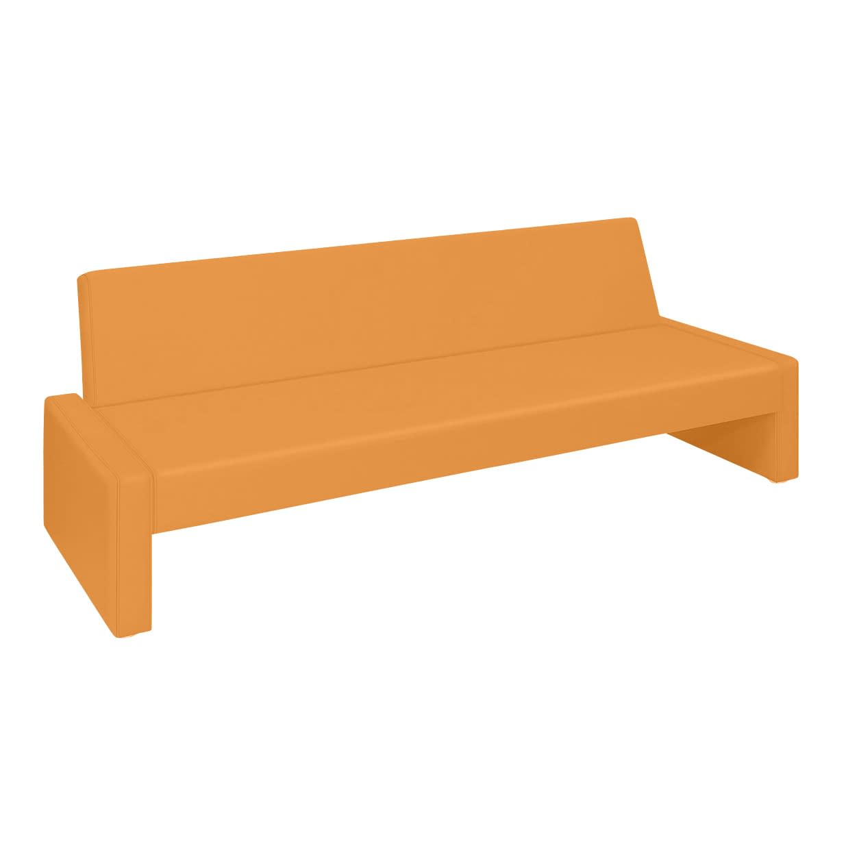 ベンチベッドSD 24-7318-0210 オレンジ 高田ベッド製作所 TB-875(206X91X77CM)