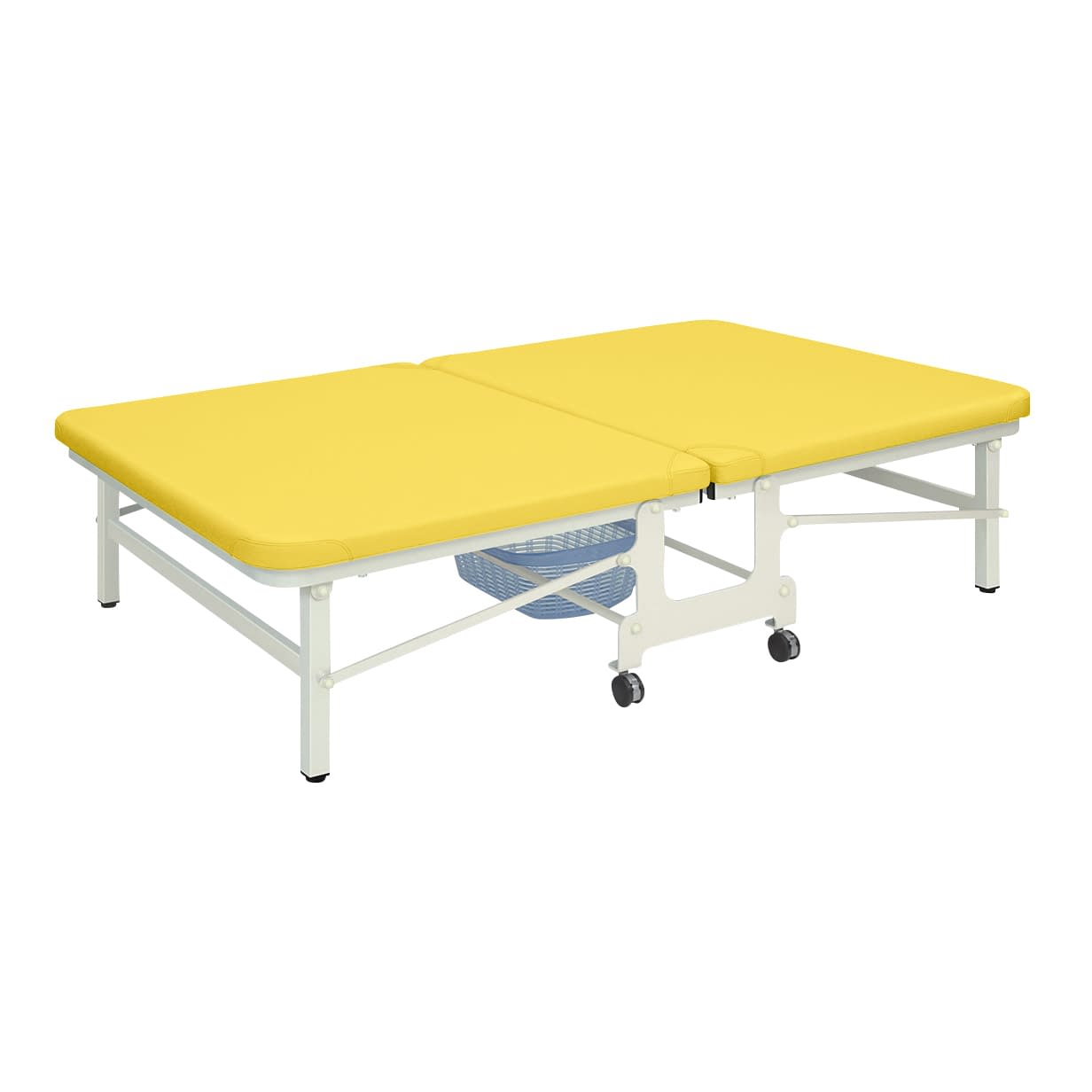 キングベンダ 24-7458-0208 ビニルレザーイエロー 高田ベッド製作所 TB-466(100X200X45CM)