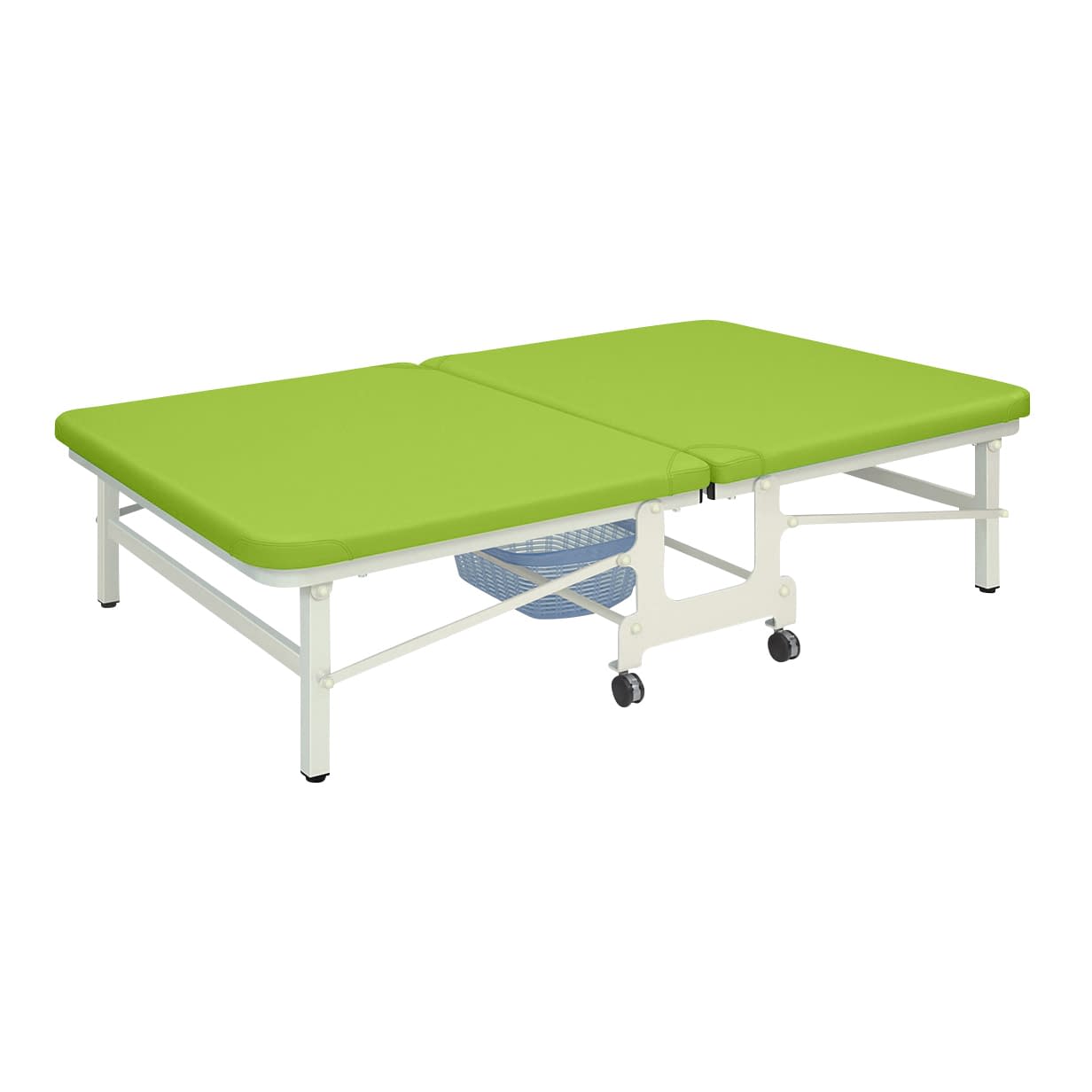 キングベンダ 24-7458-0311 ビニルレザー抹茶 高田ベッド製作所 TB-466(120X190X40CM)