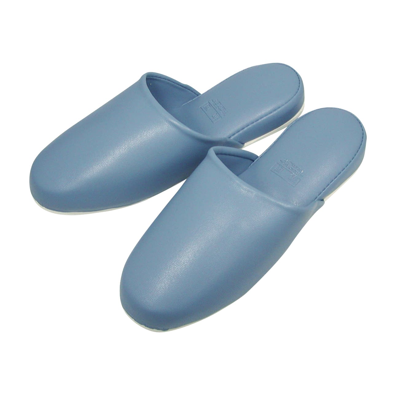 ビニールレザースリッパ(パステル) 24-7324-0004 ブルー ニッポンスリッパ 34869(30ソク)