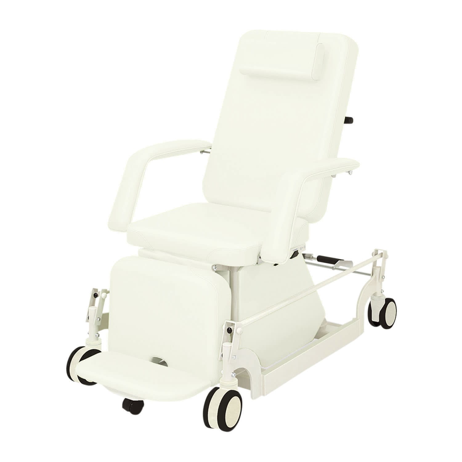 治療チェアー(CLC付) 24-7551-0001 ビニルレザー白 高田ベッド製作所 TB-1066